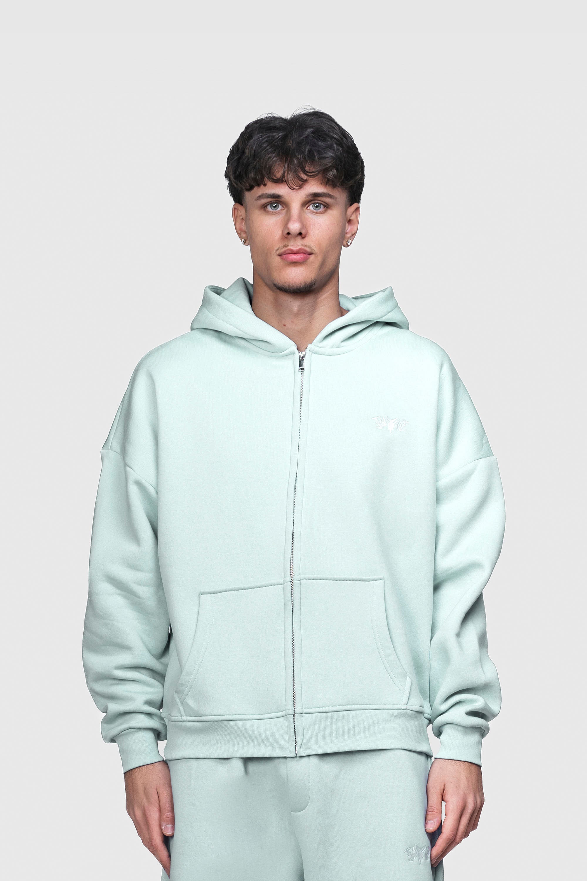 BASIC ZIP HOODIE SNOWFLAKE