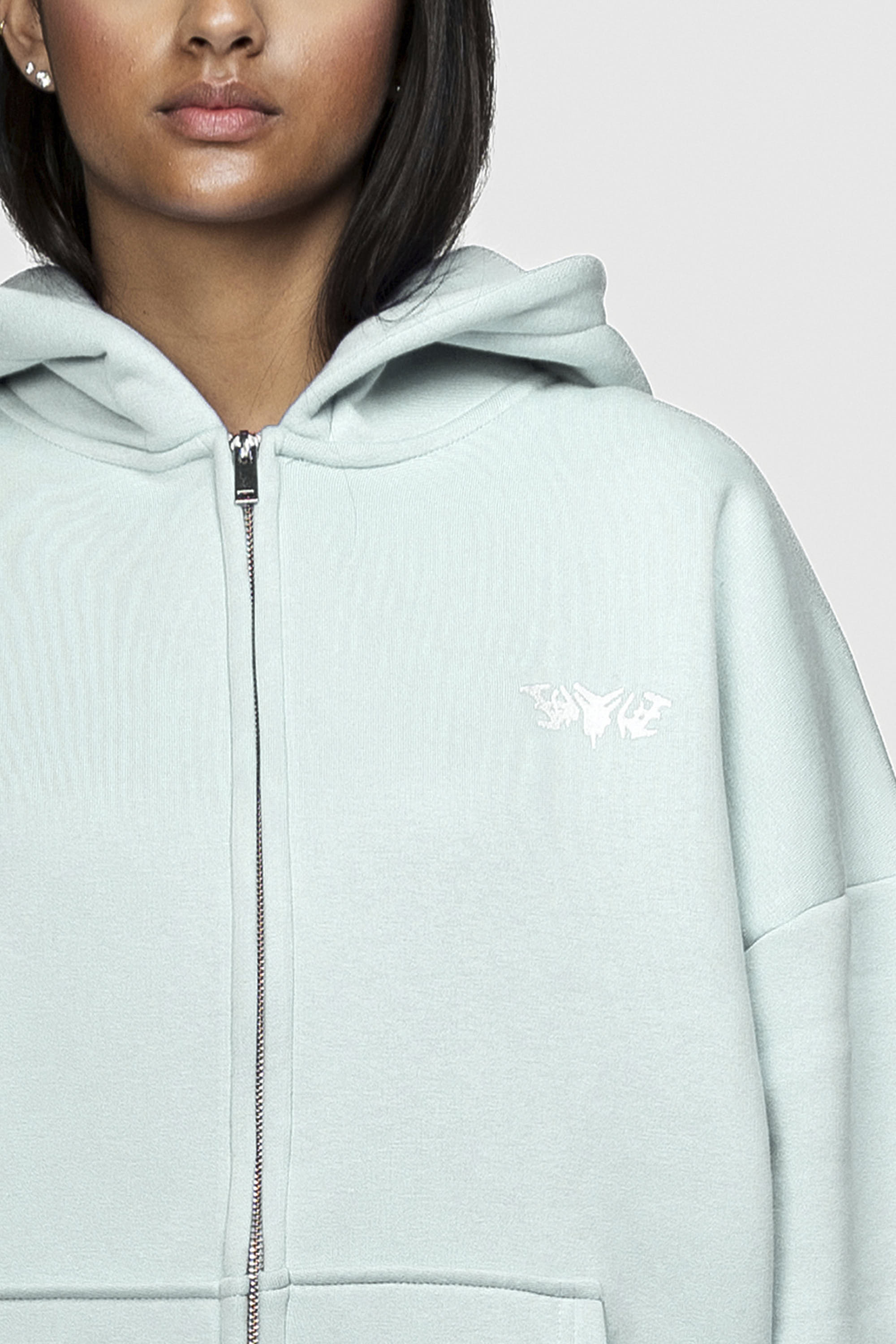 BASIC ZIP HOODIE SNOWFLAKE