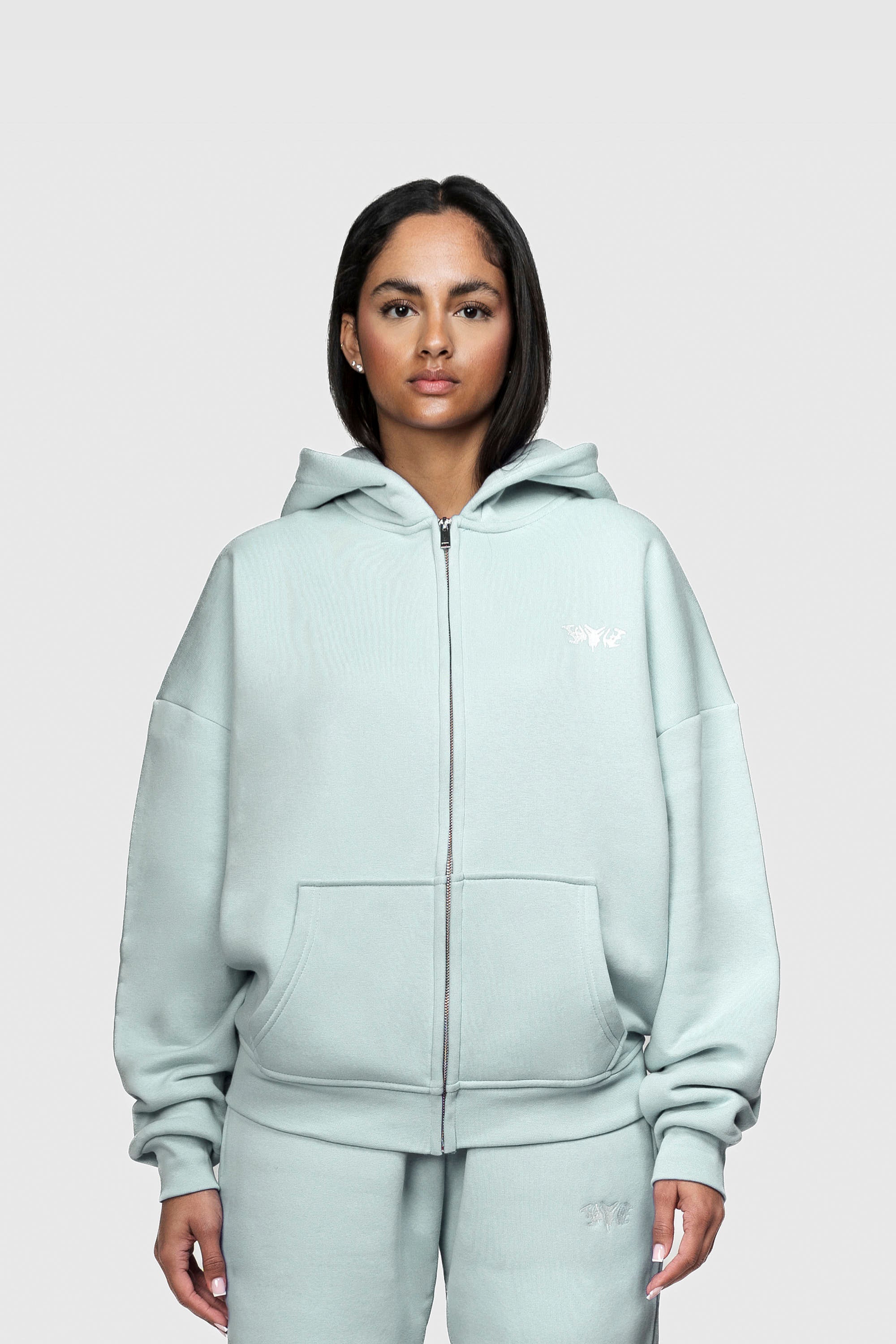 BASIC ZIP HOODIE SNOWFLAKE