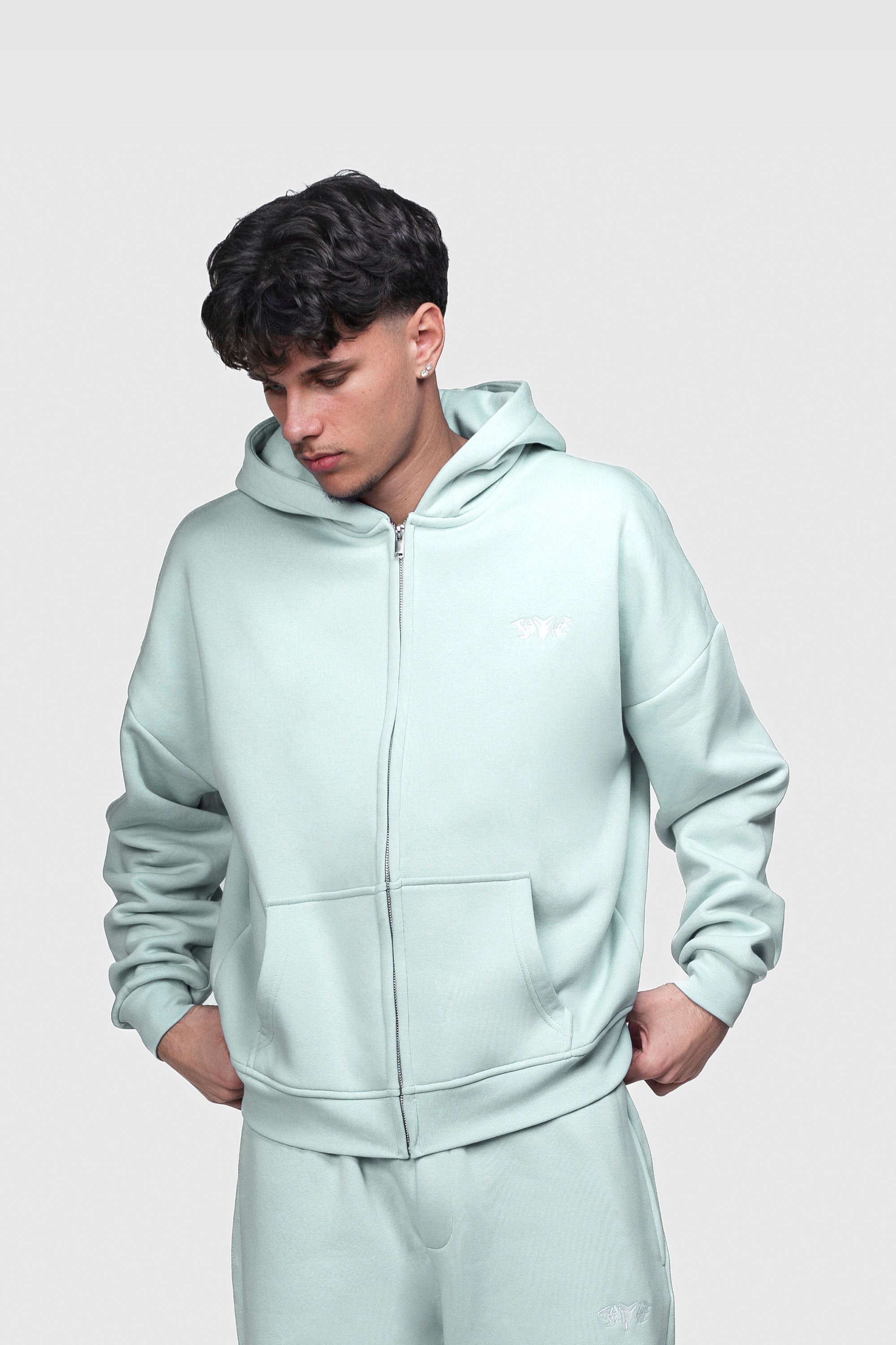 BASIC ZIP HOODIE SNOWFLAKE