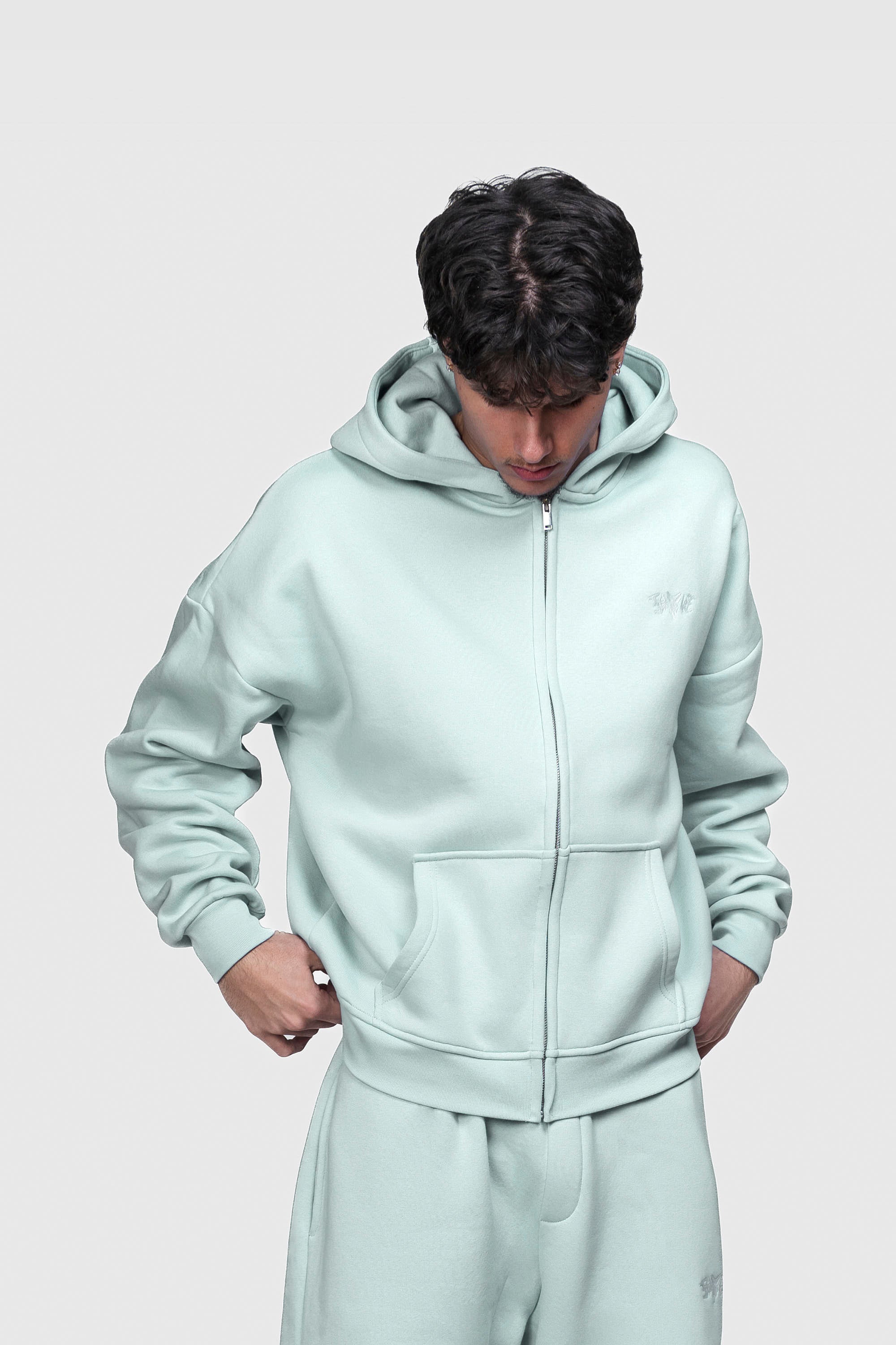 BASIC ZIP HOODIE SNOWFLAKE