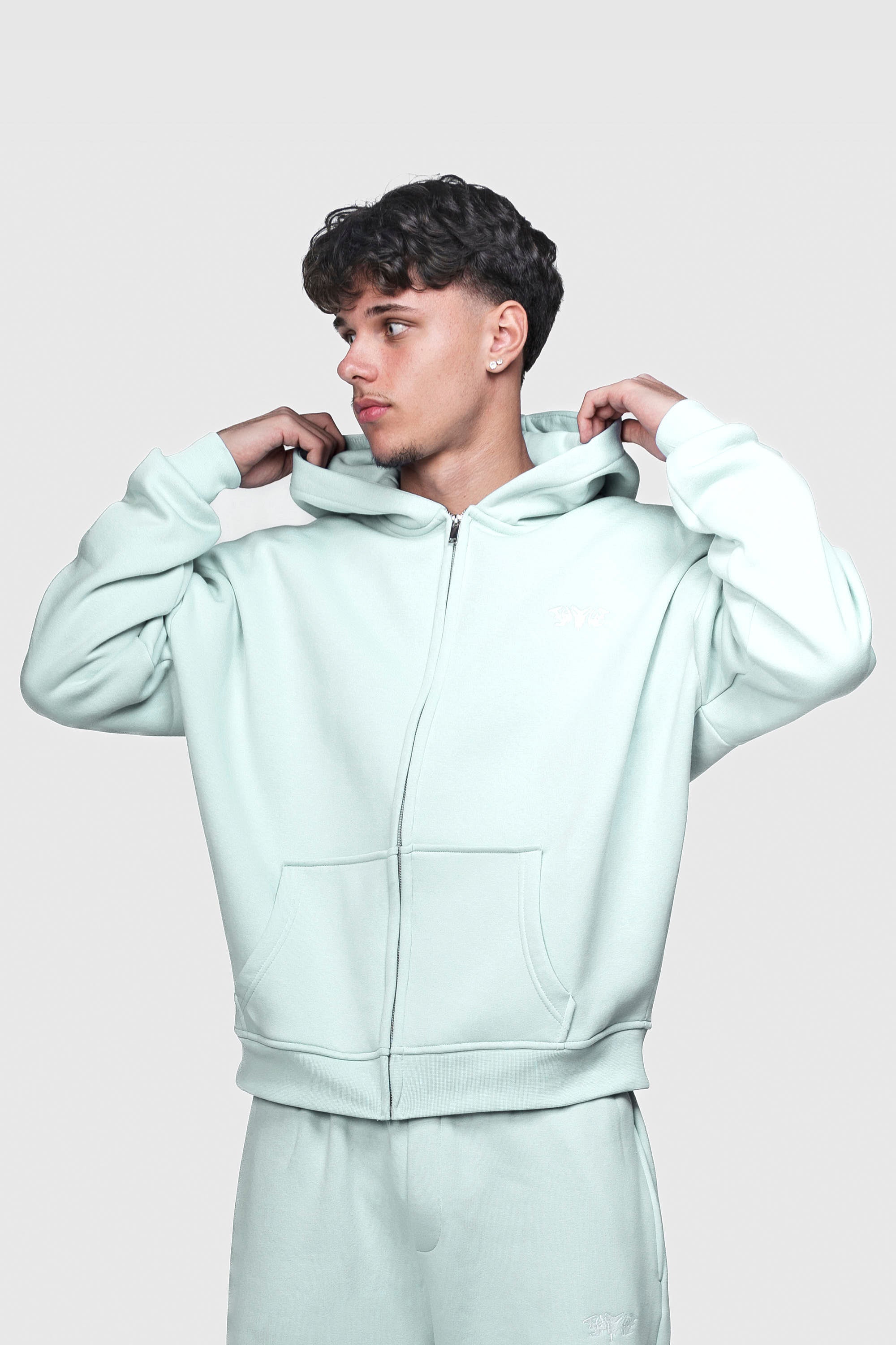 BASIC ZIP HOODIE SNOWFLAKE