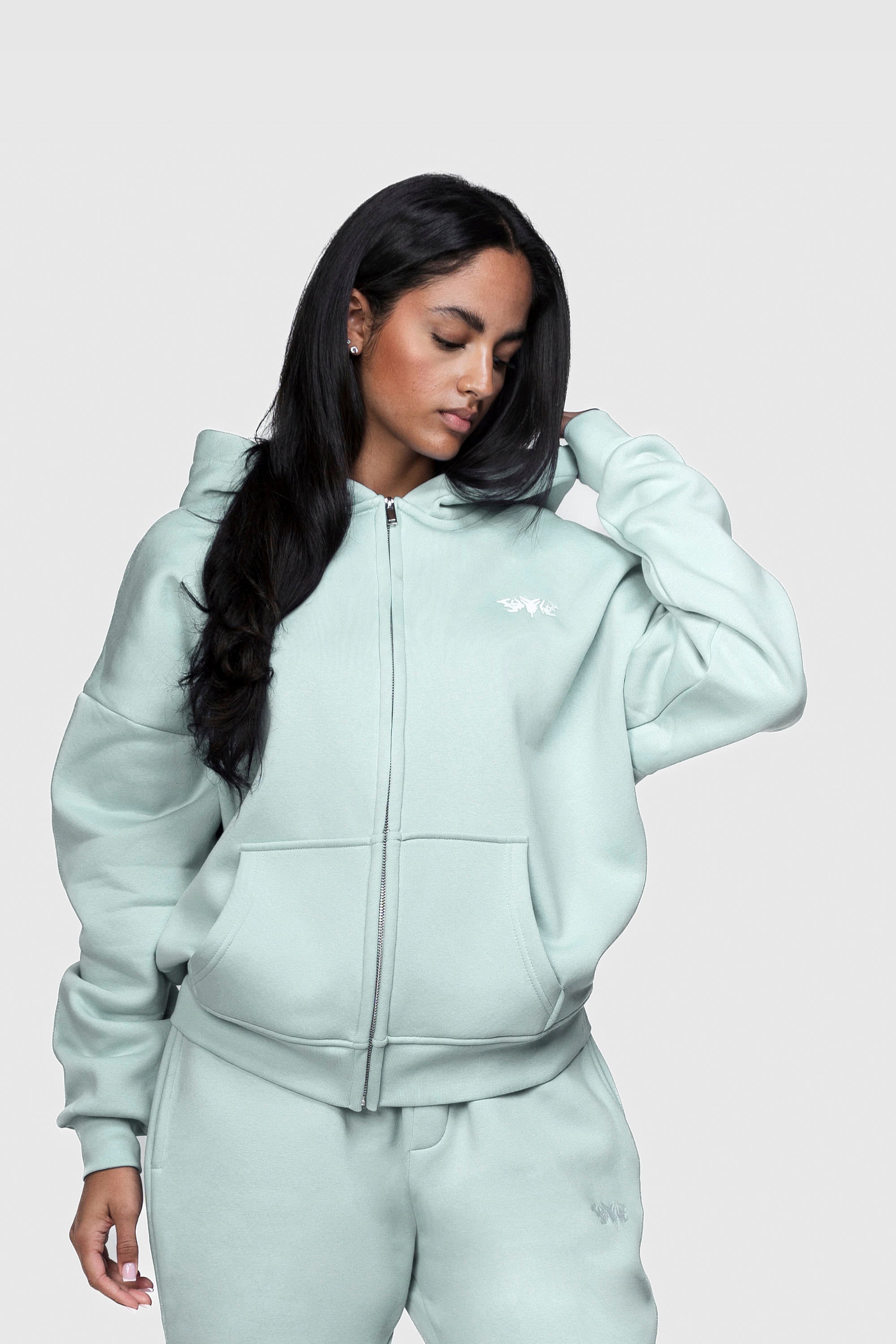 BASIC ZIP HOODIE SNOWFLAKE