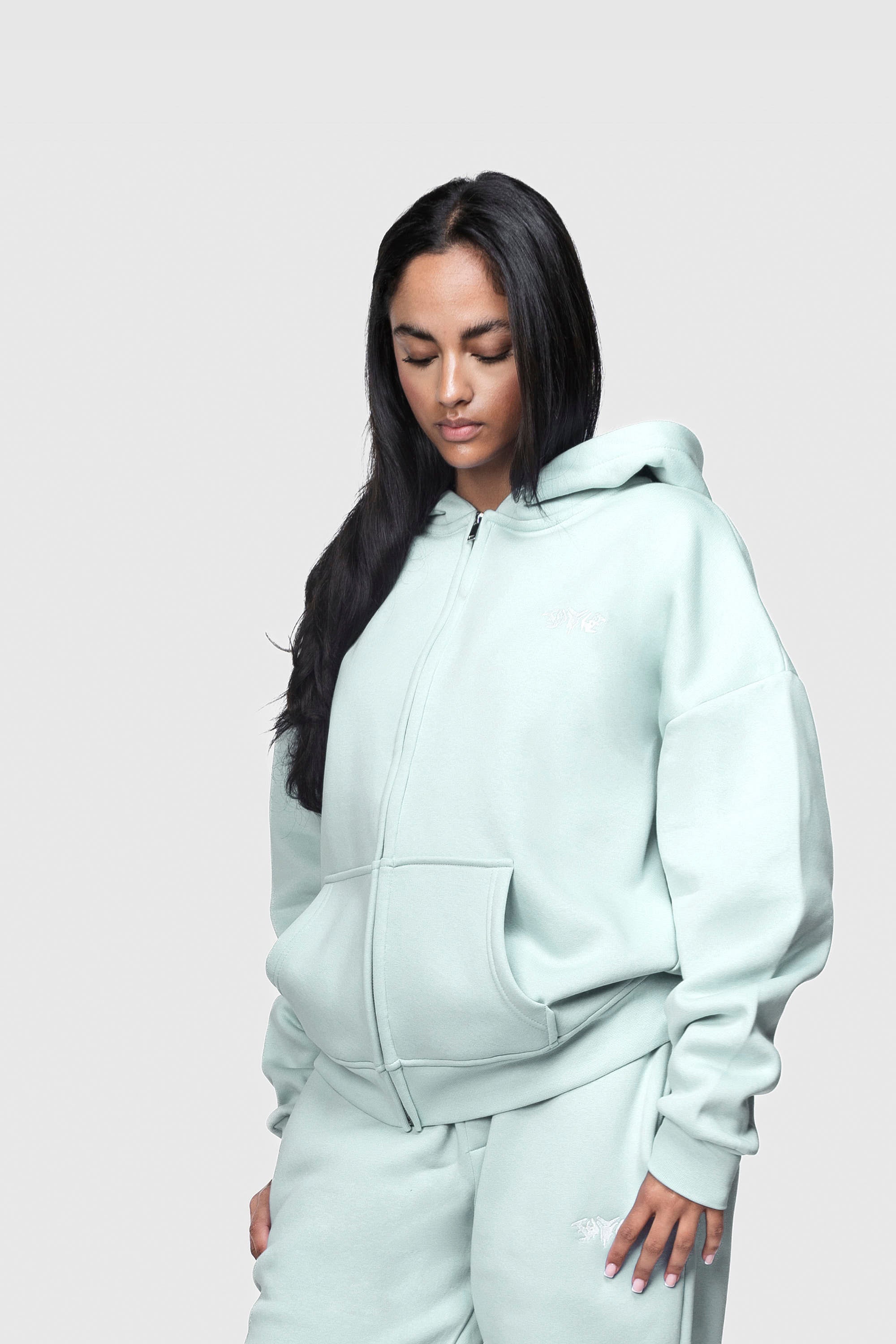 BASIC ZIP HOODIE SNOWFLAKE