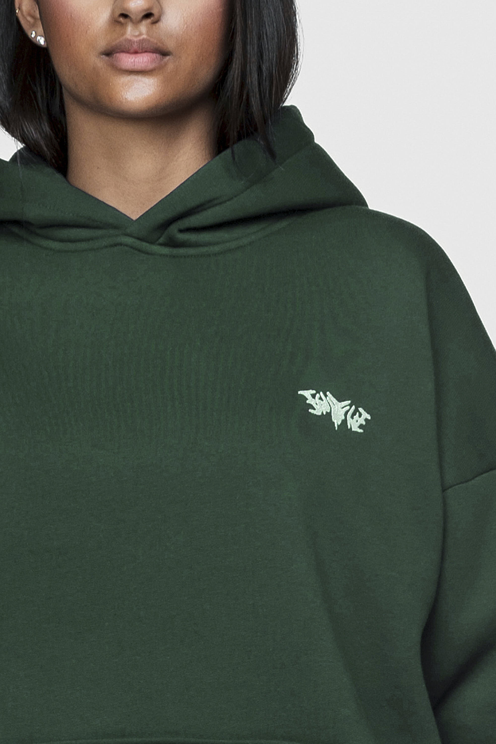 BASIC HOODIE DARK GREEN