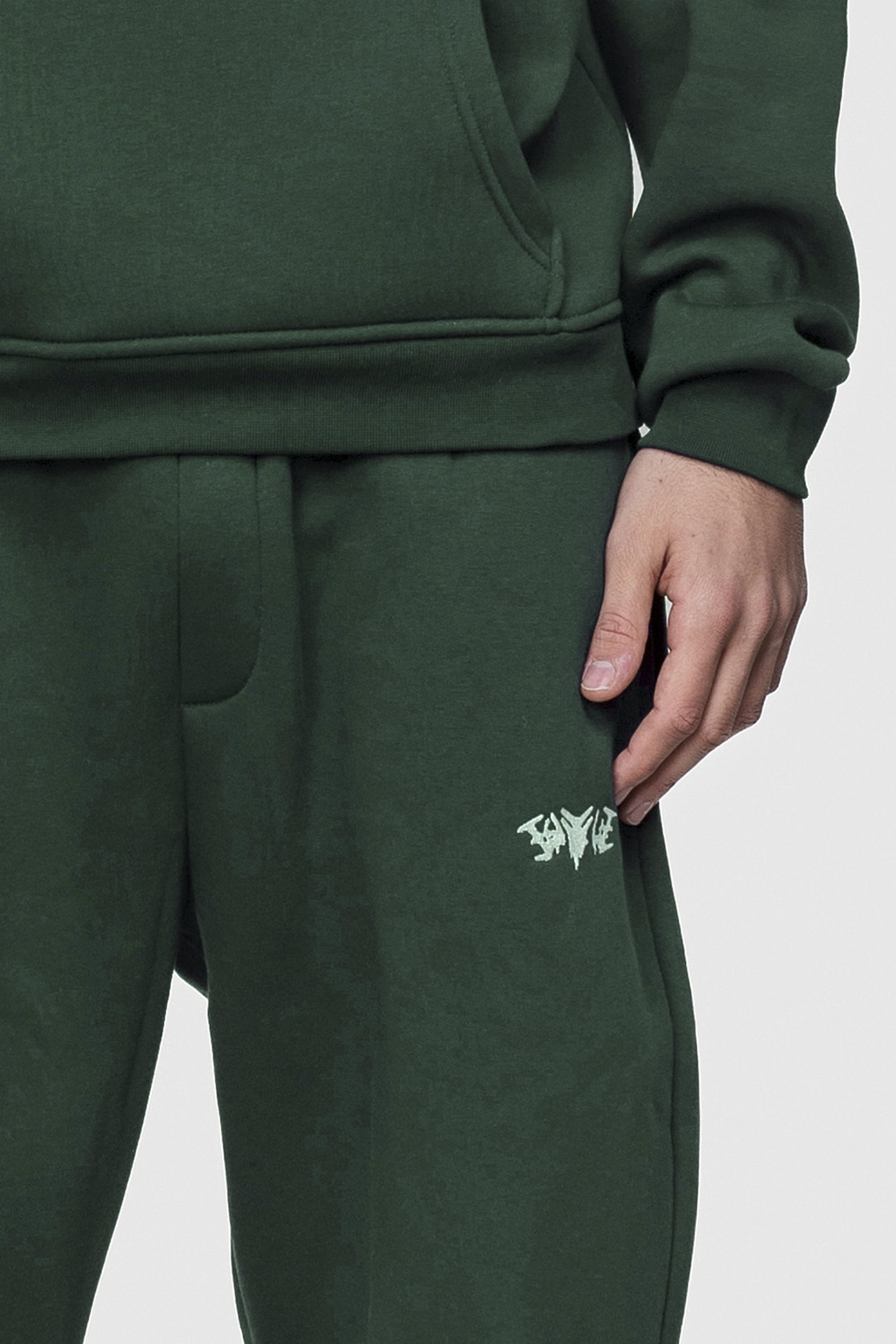 BASIC SWEATPANTS DARK GREEN