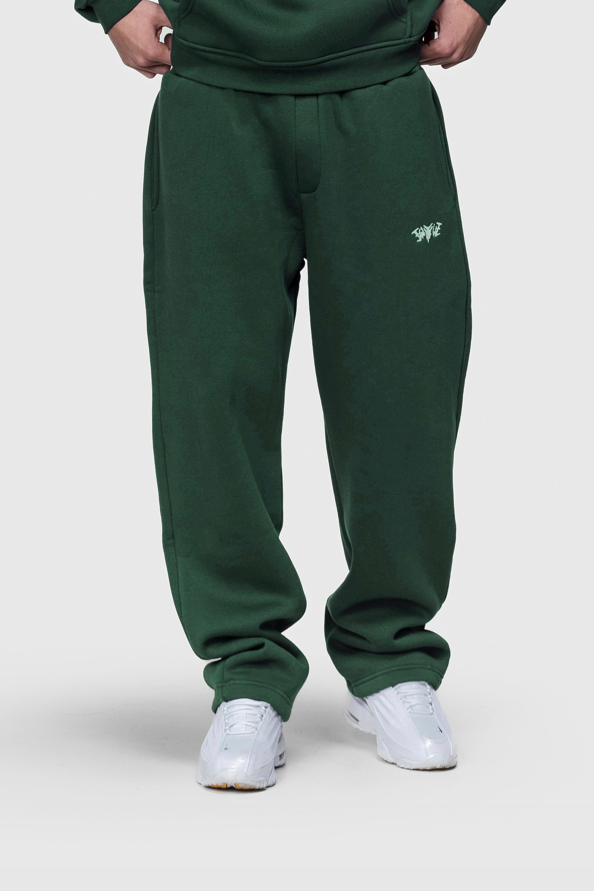 BASIC SWEATPANTS DARK GREEN
