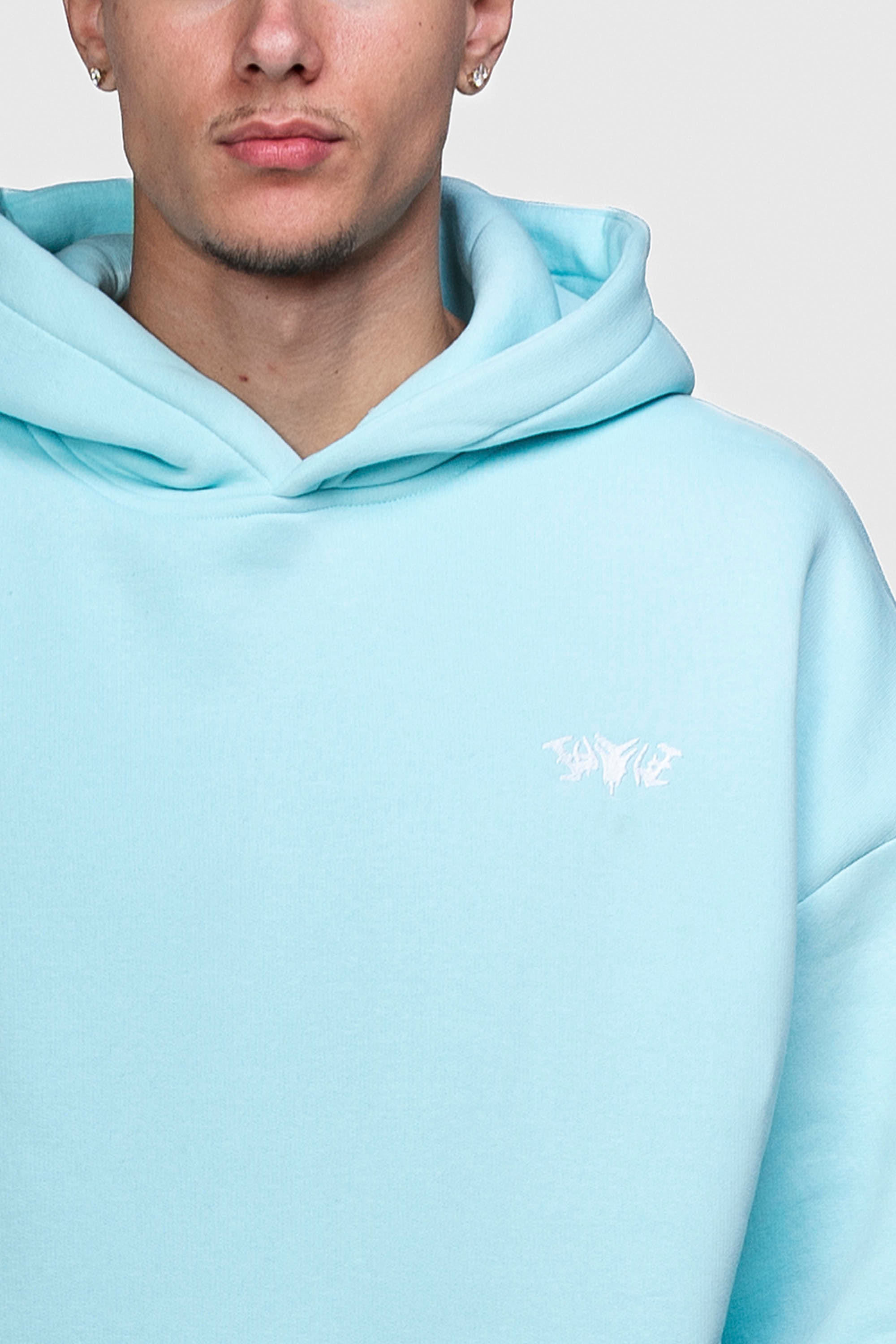 BASIC HOODIE TURQUOISE