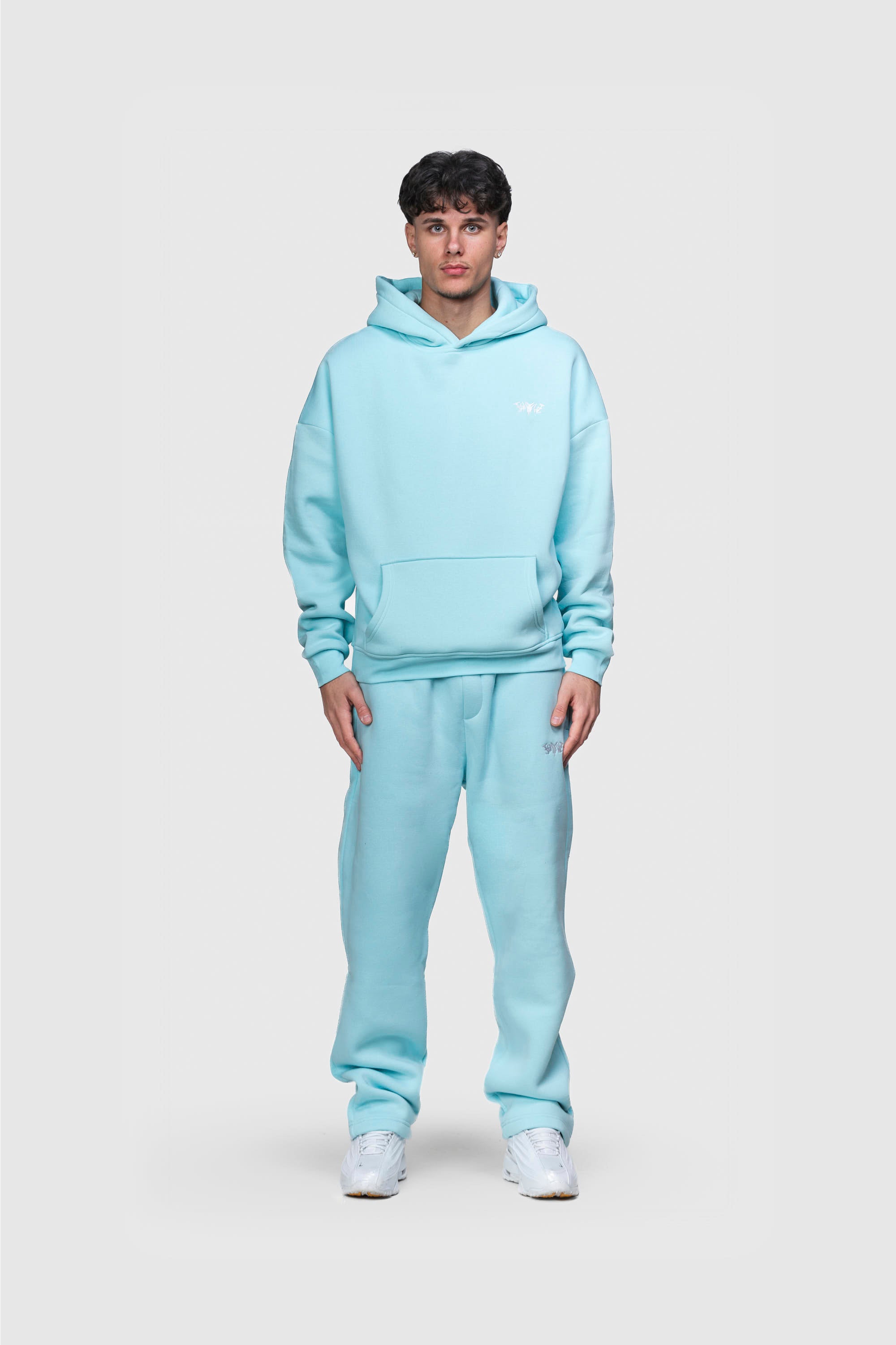 BASIC HOODIE TURQUOISE