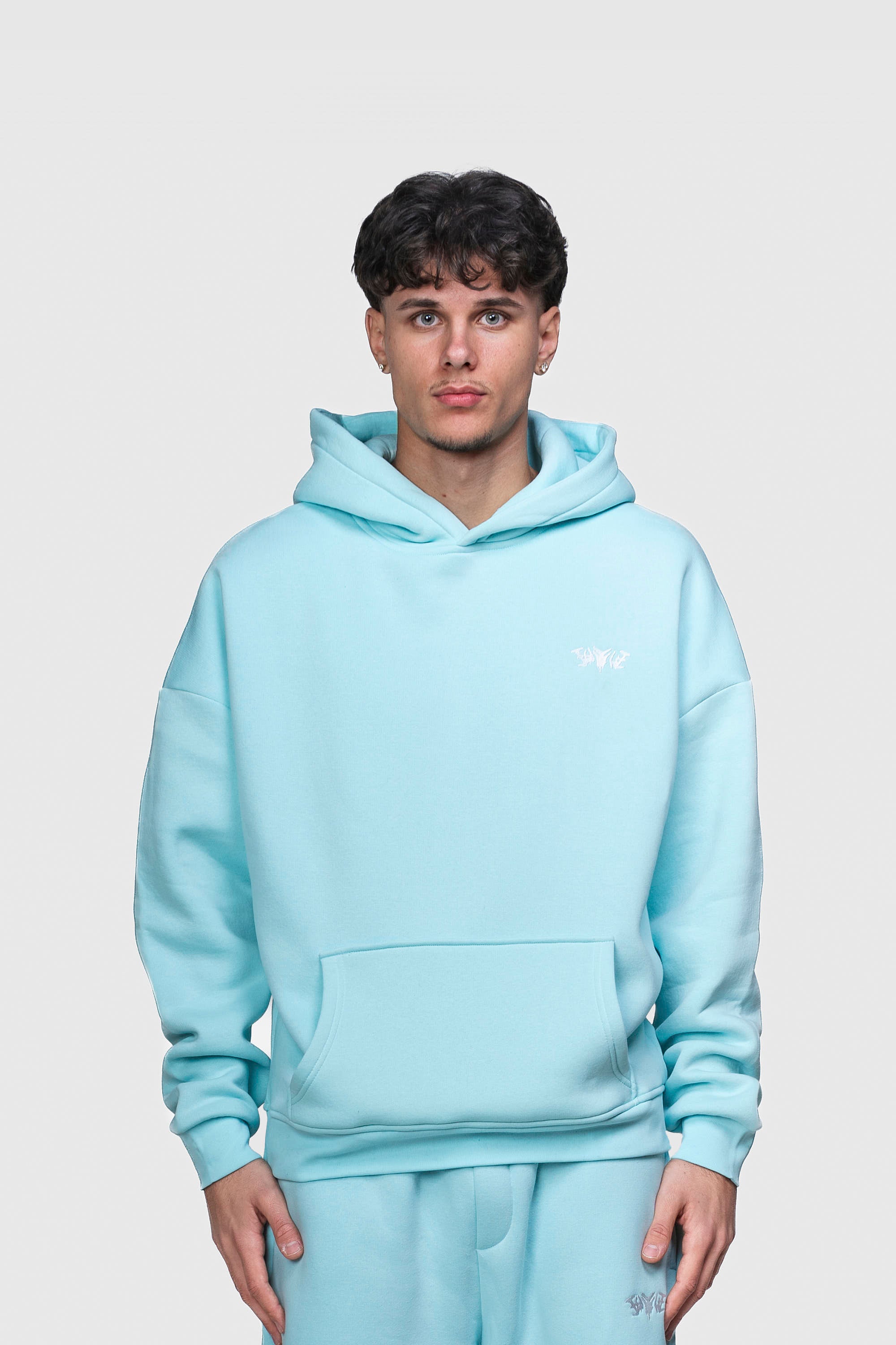 BASIC HOODIE TURQUOISE