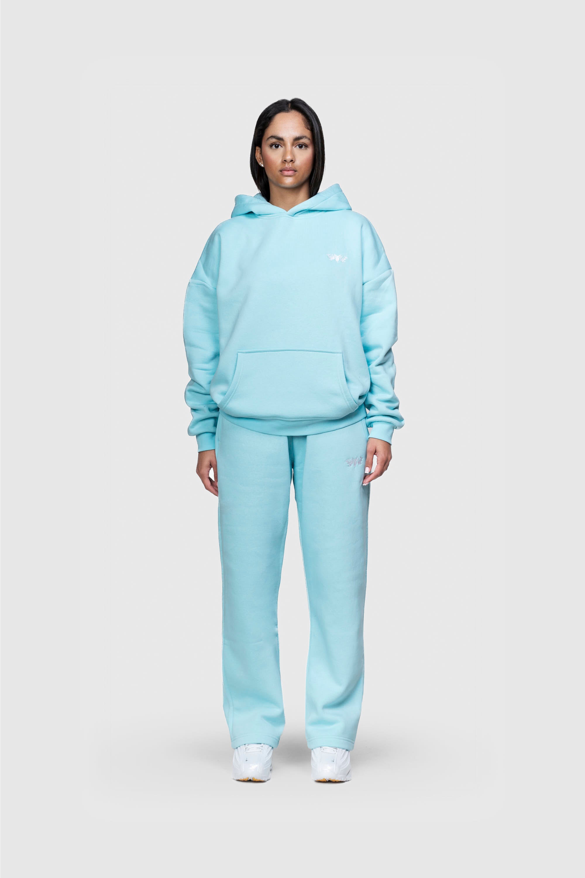 BASIC HOODIE TURQUOISE