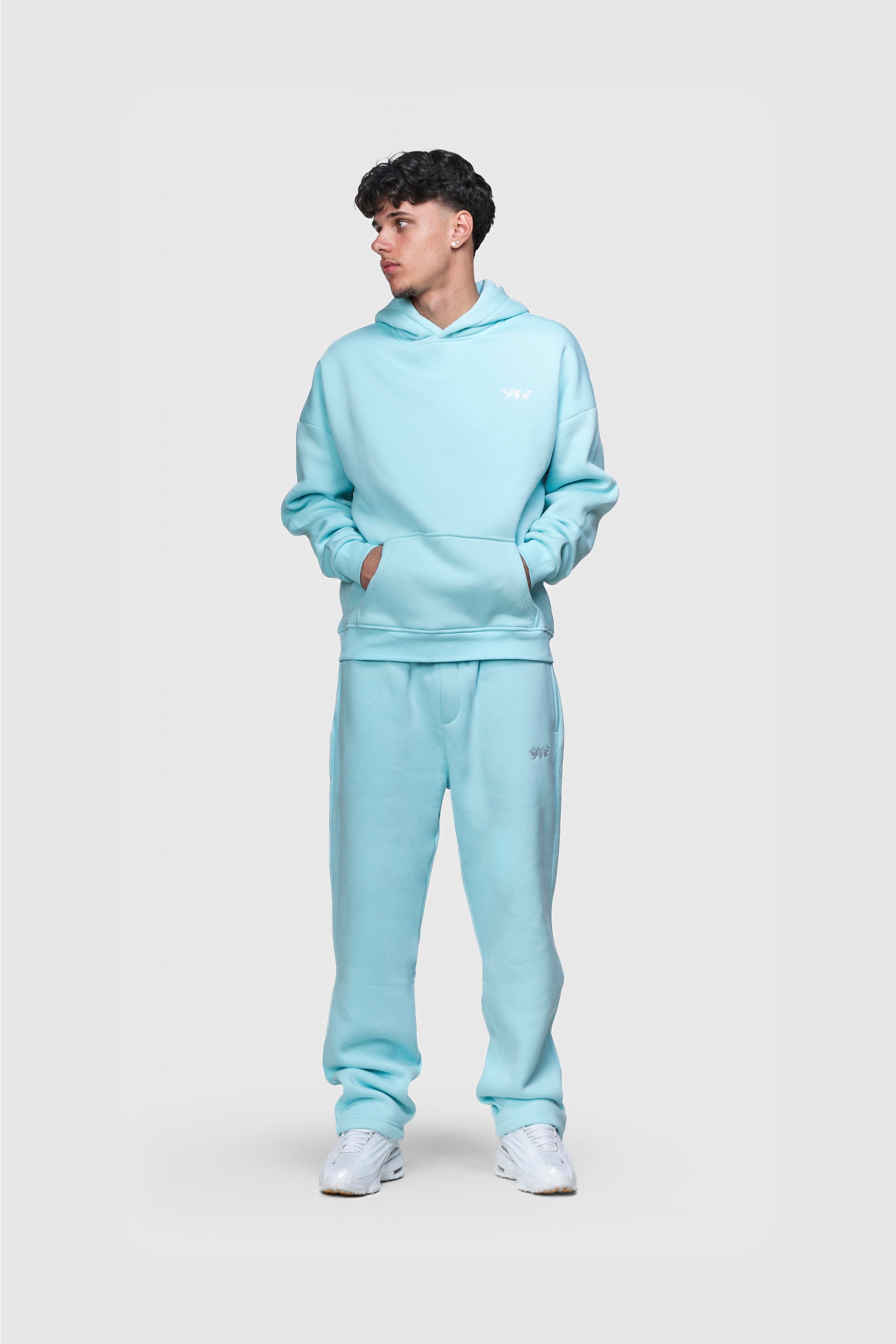 BASIC HOODIE TURQUOISE