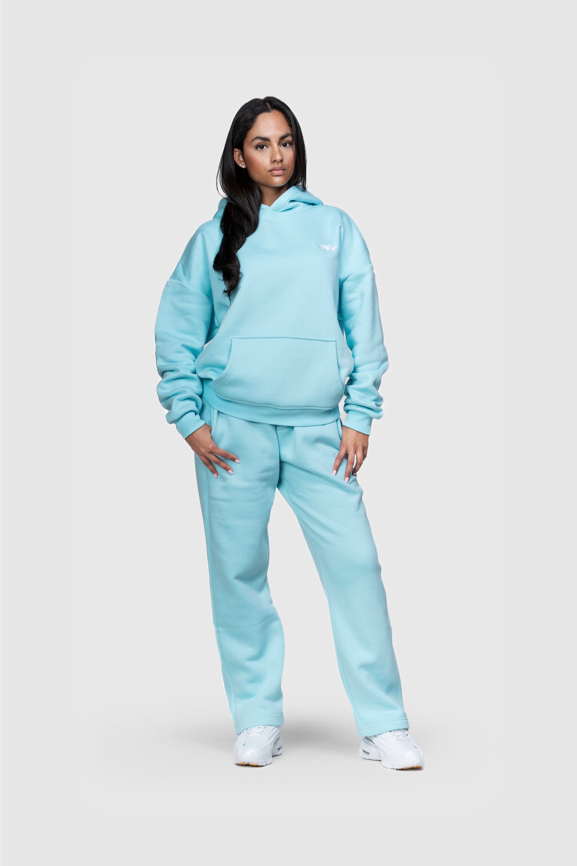 BASIC HOODIE TURQUOISE