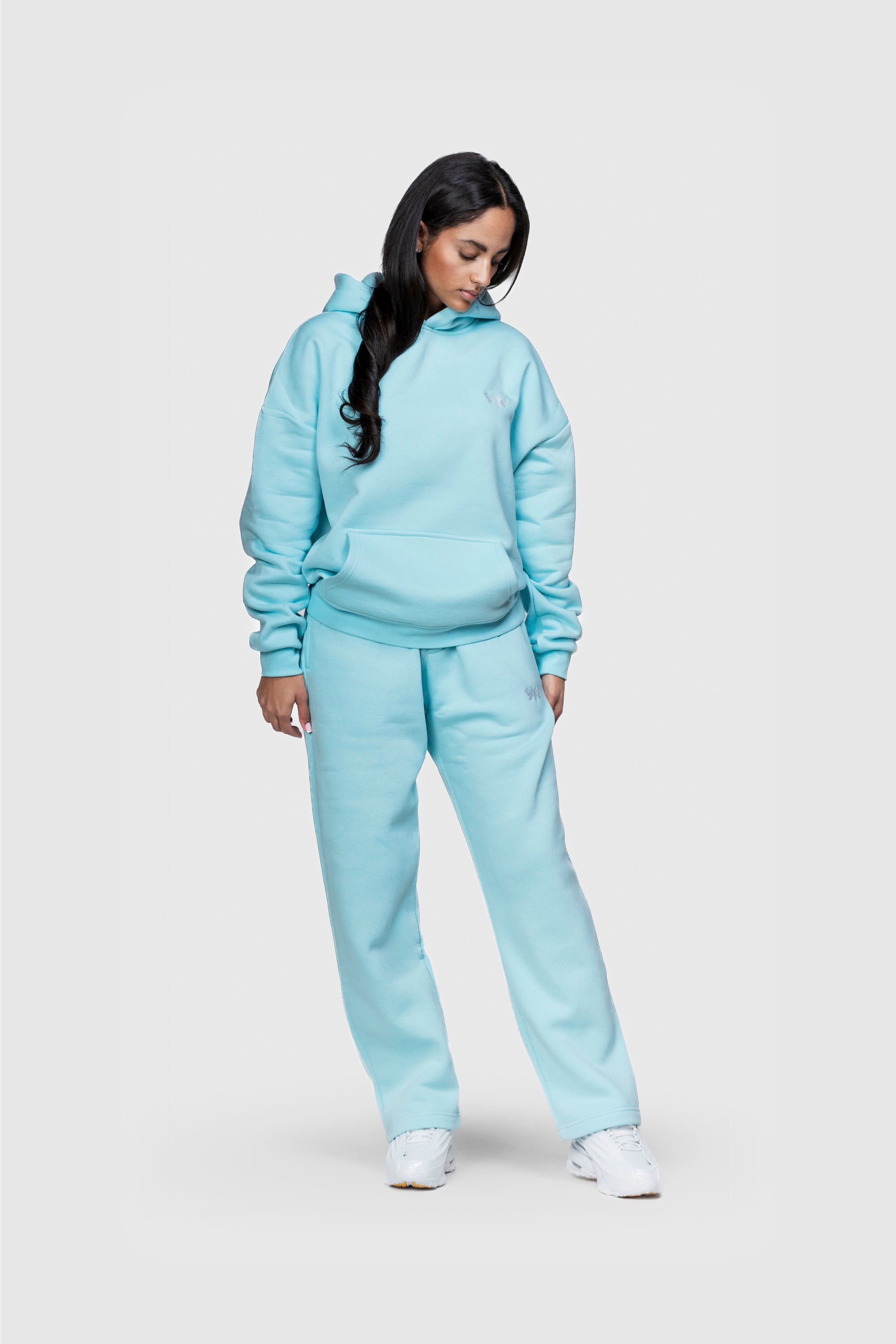 BASIC HOODIE TURQUOISE
