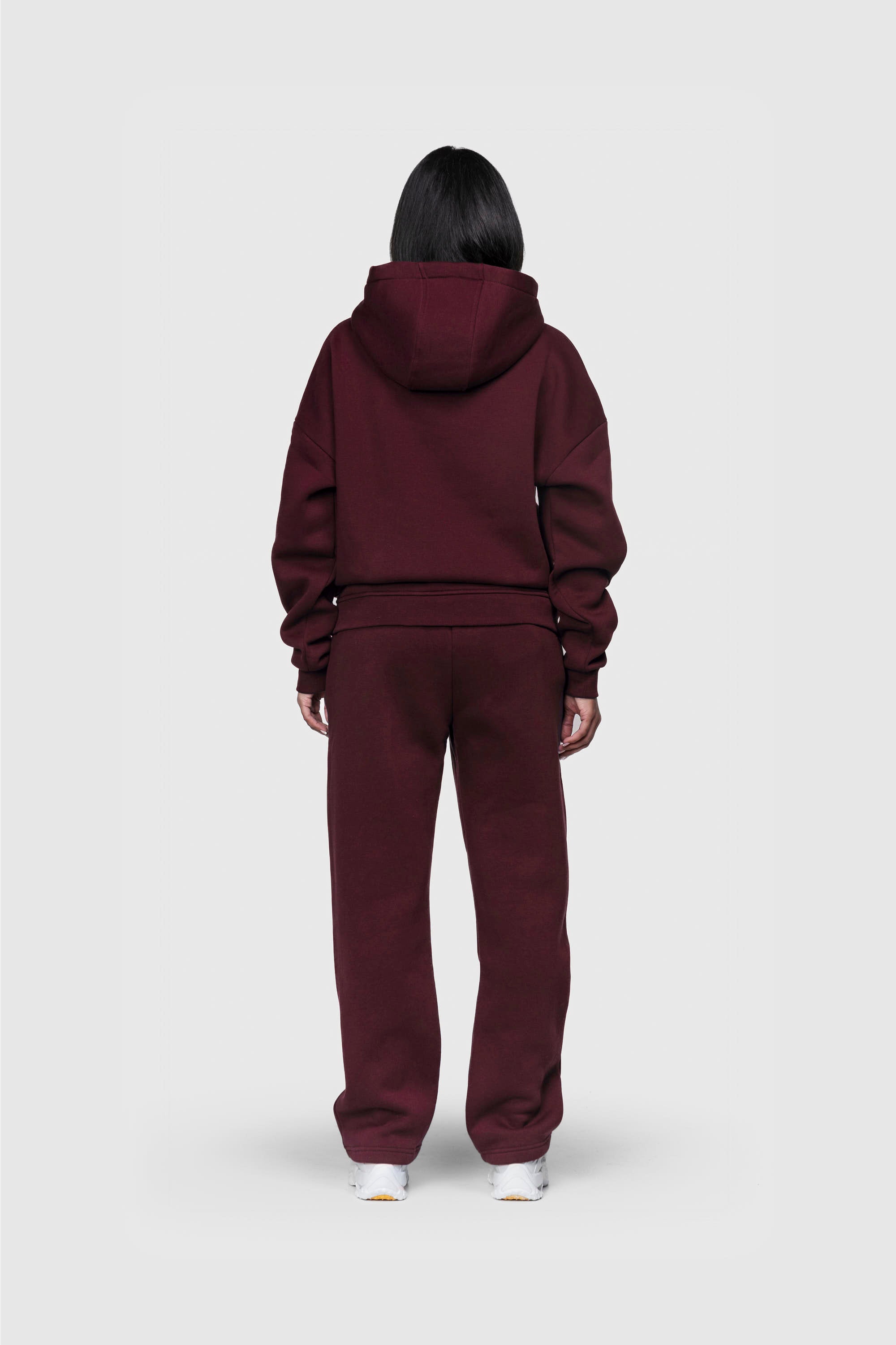 BASIC HOODIE REDWINE