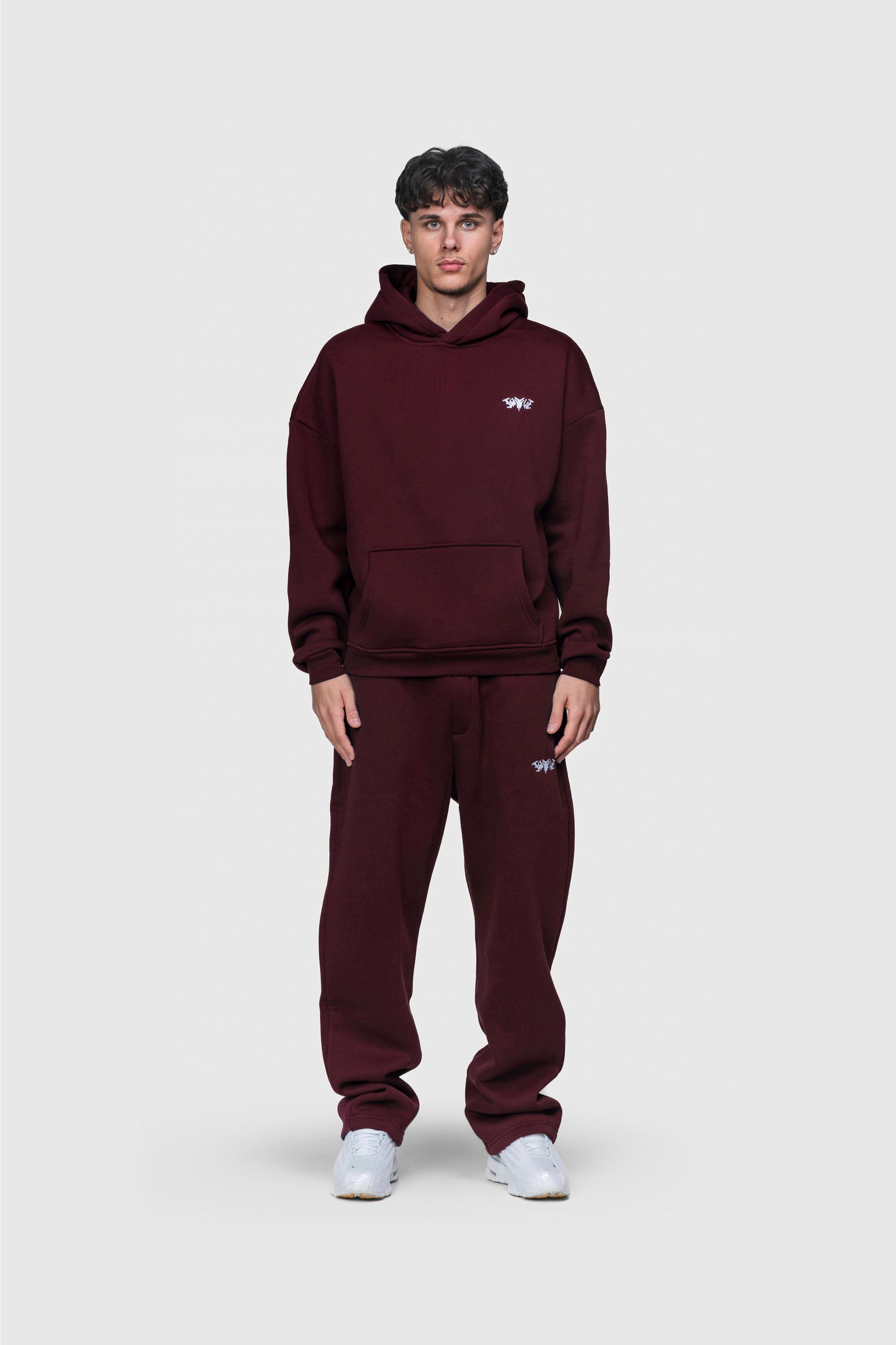 BASIC HOODIE REDWINE