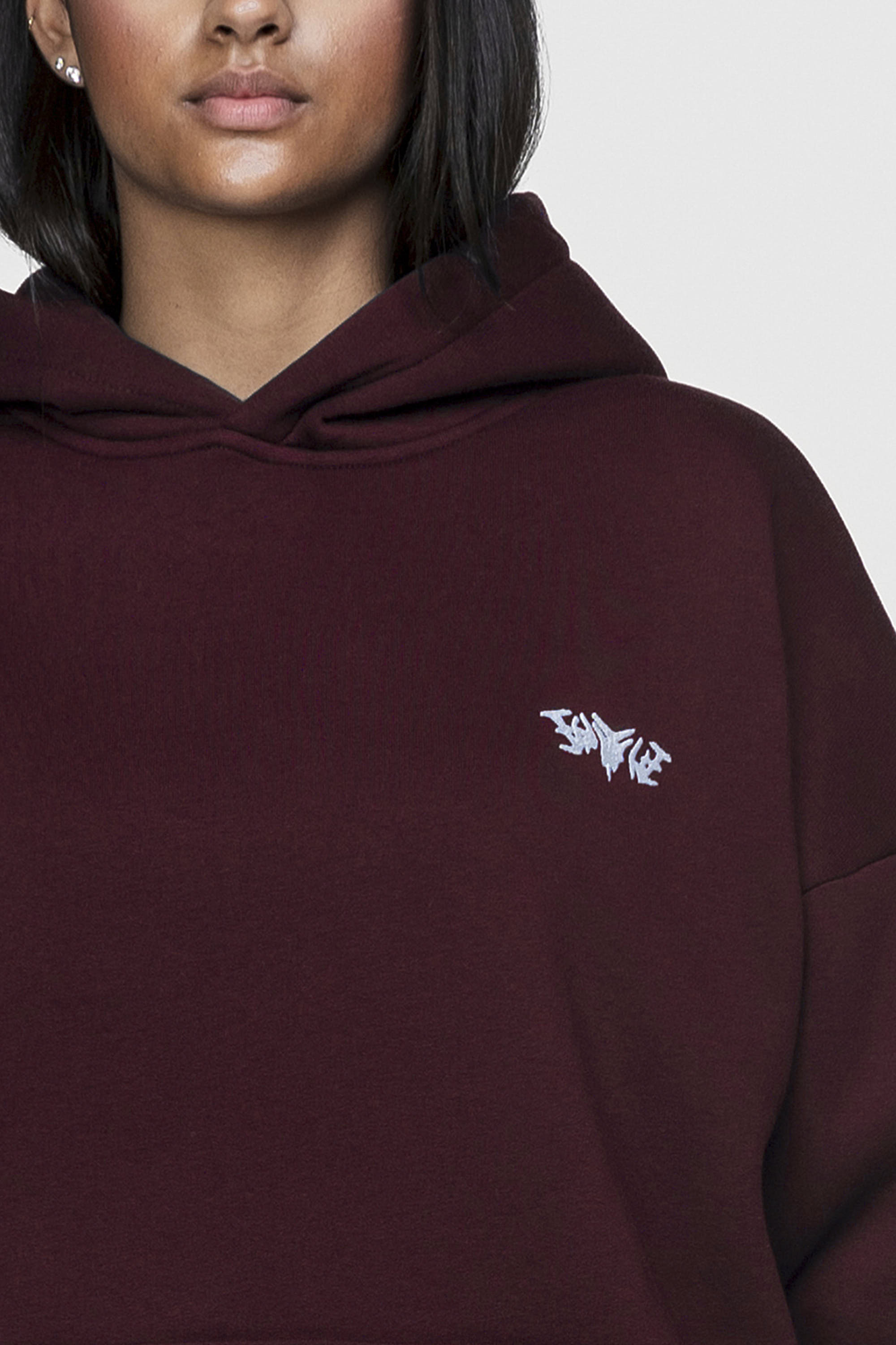 BASIC HOODIE REDWINE
