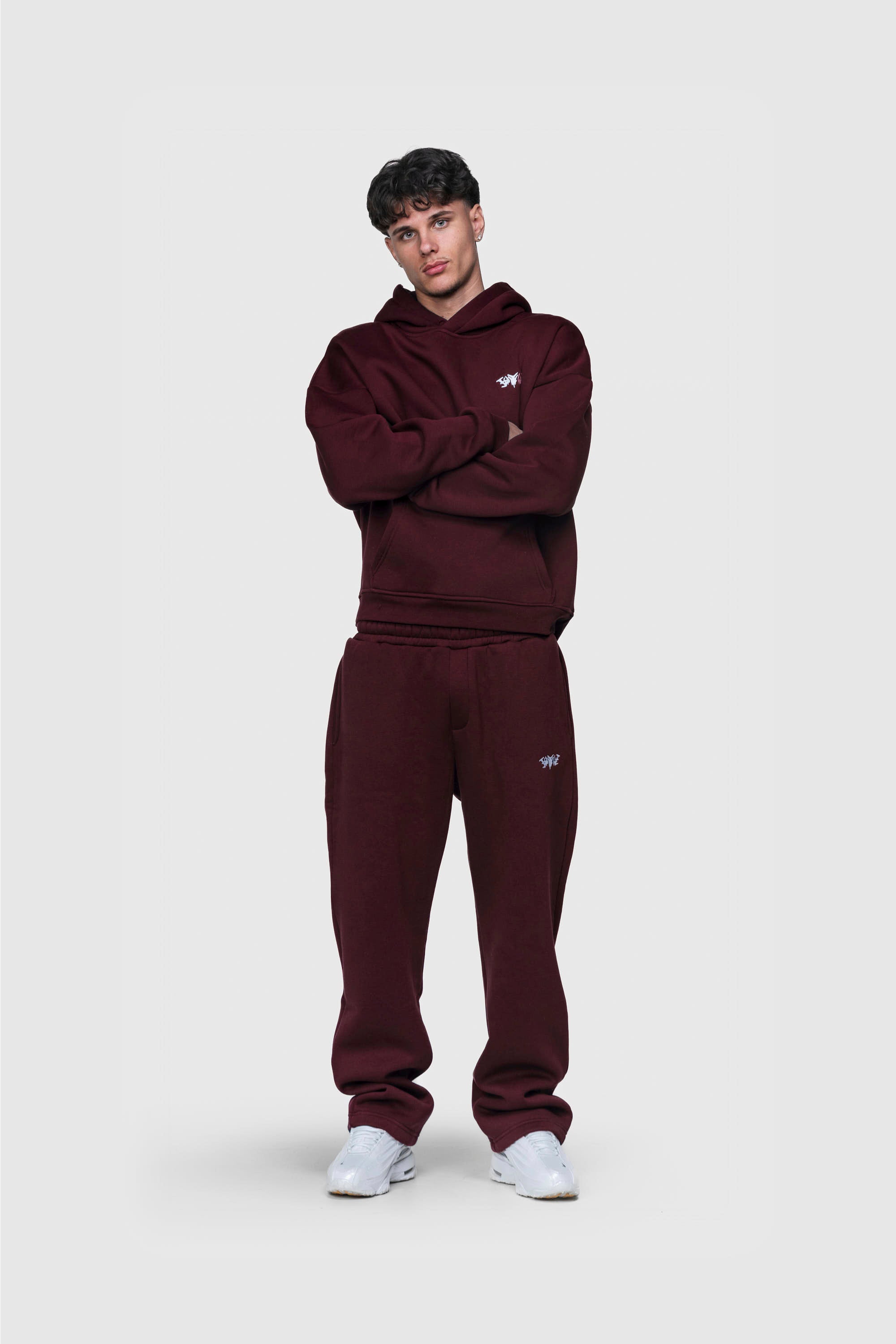 BASIC HOODIE REDWINE