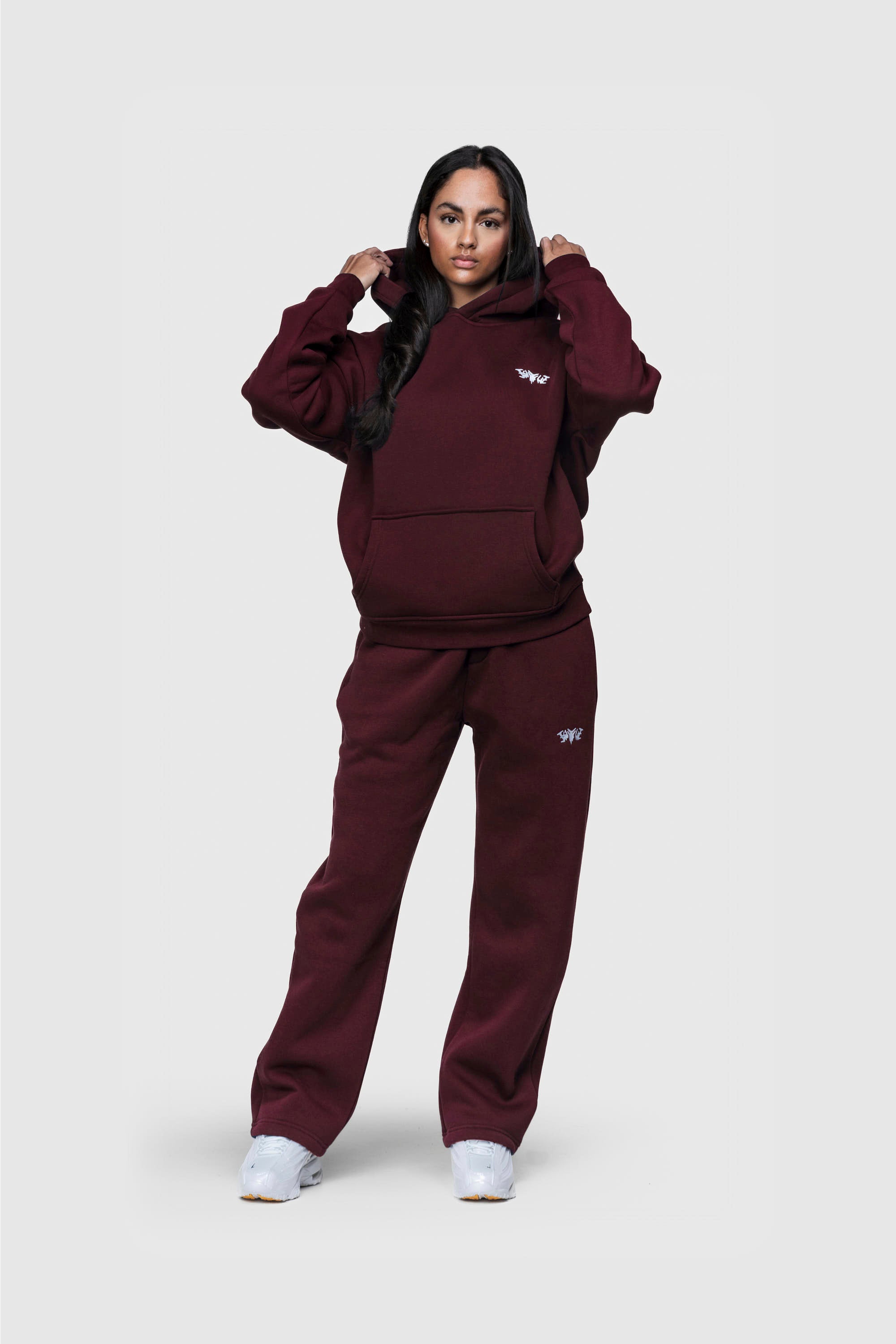 BASIC HOODIE REDWINE