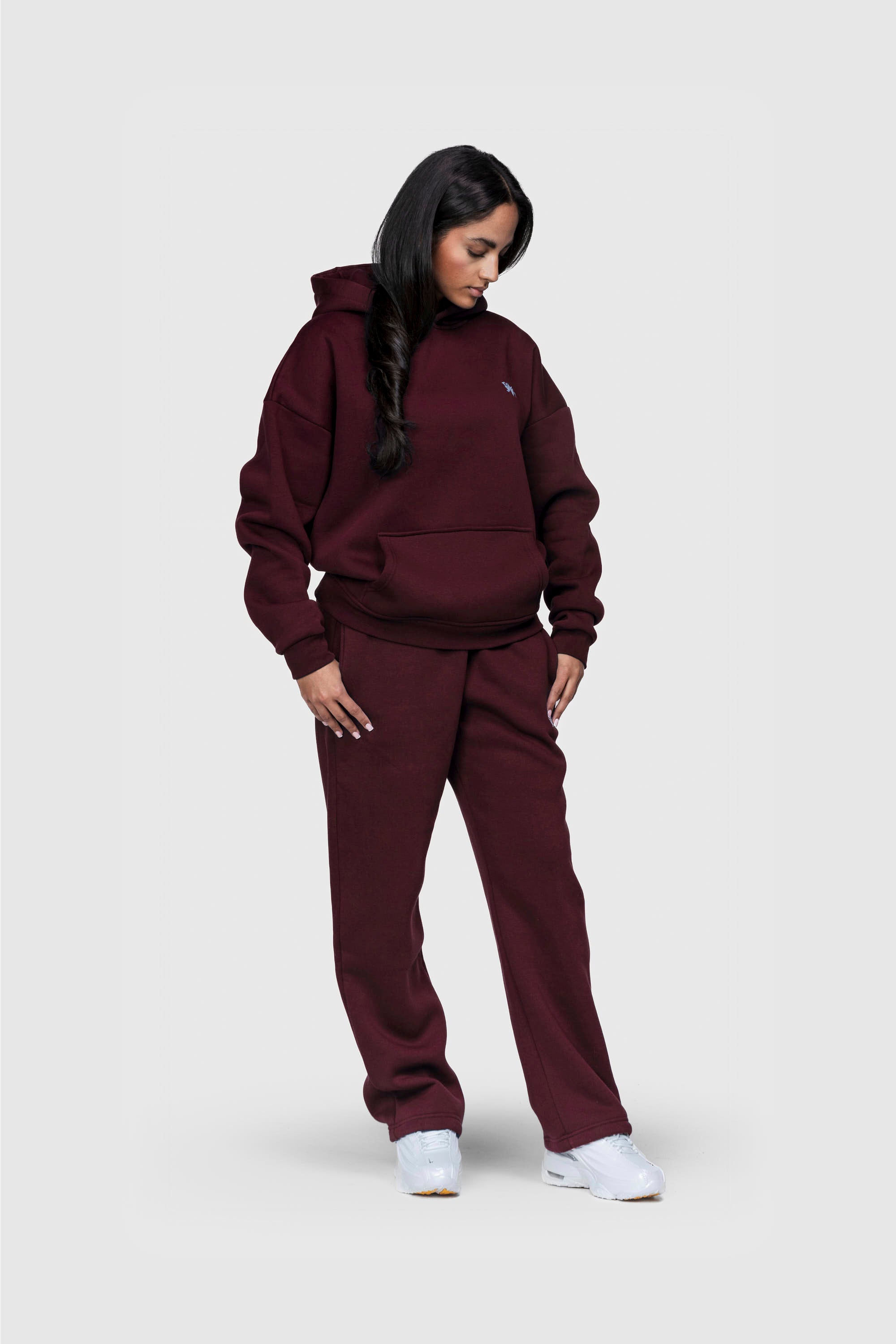 BASIC HOODIE REDWINE
