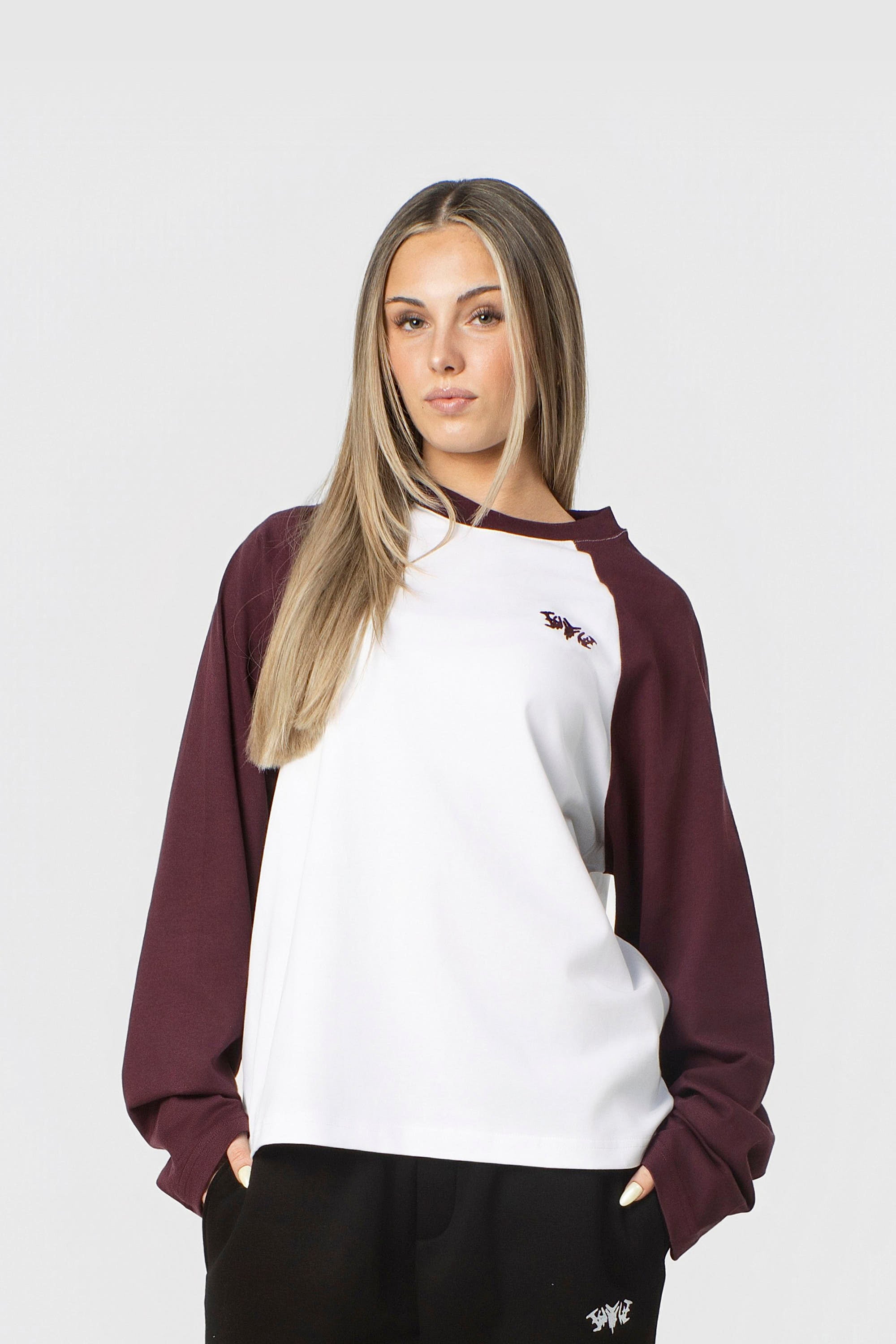 RAGLAN LONGSLEEVE REDWINE