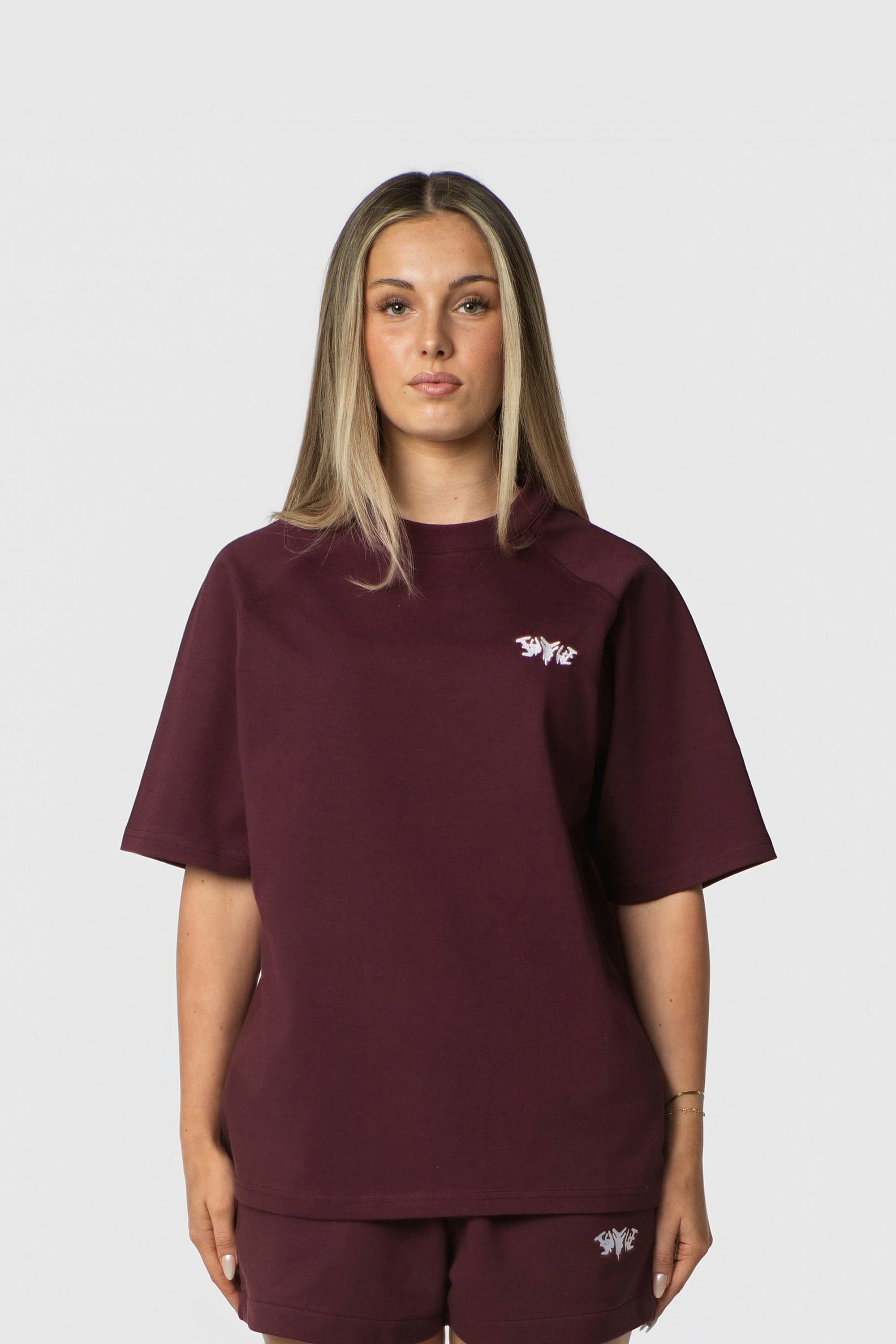 OVERSIZE SHIRT REDWINE