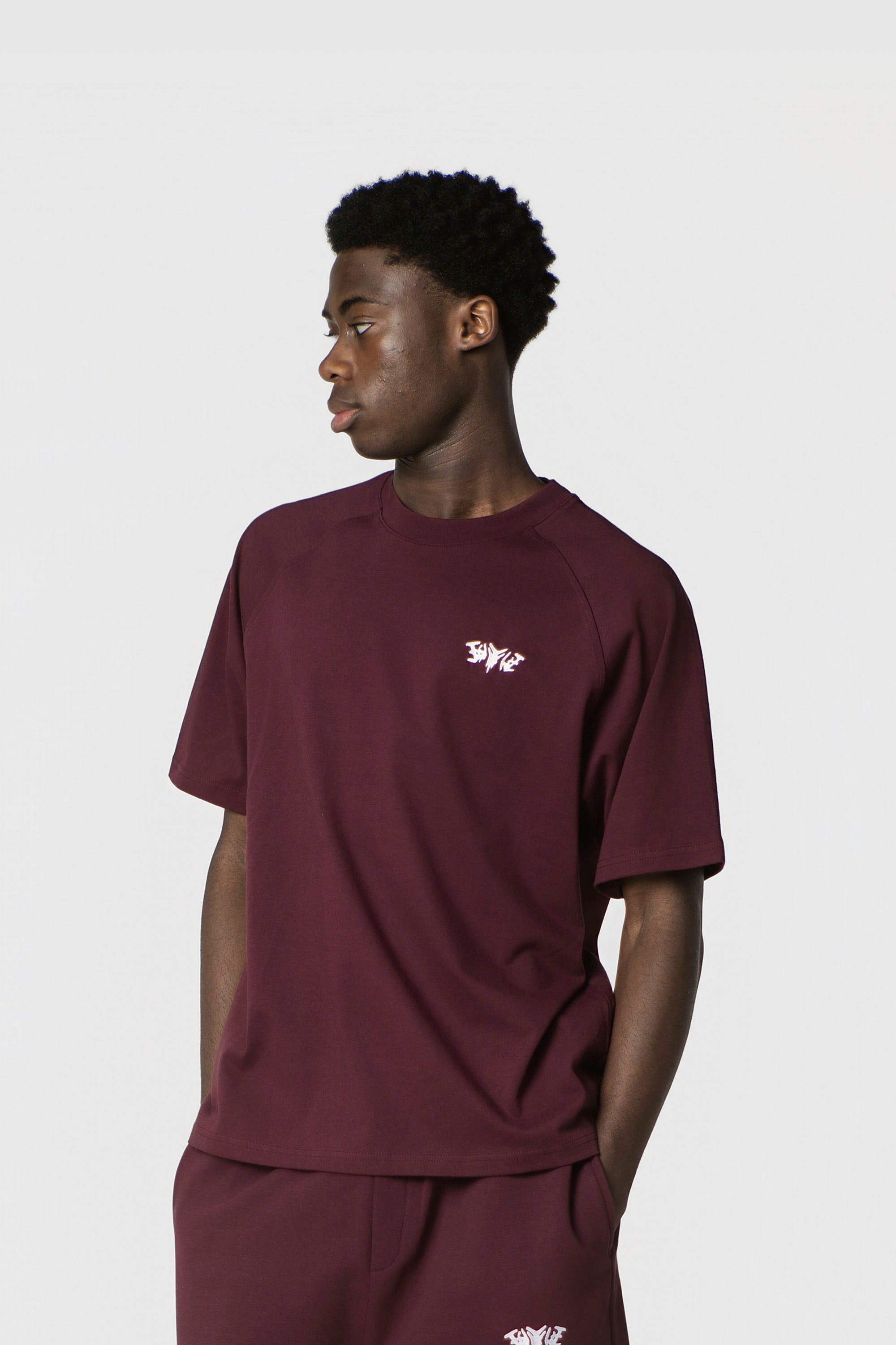 OVERSIZE SHIRT REDWINE