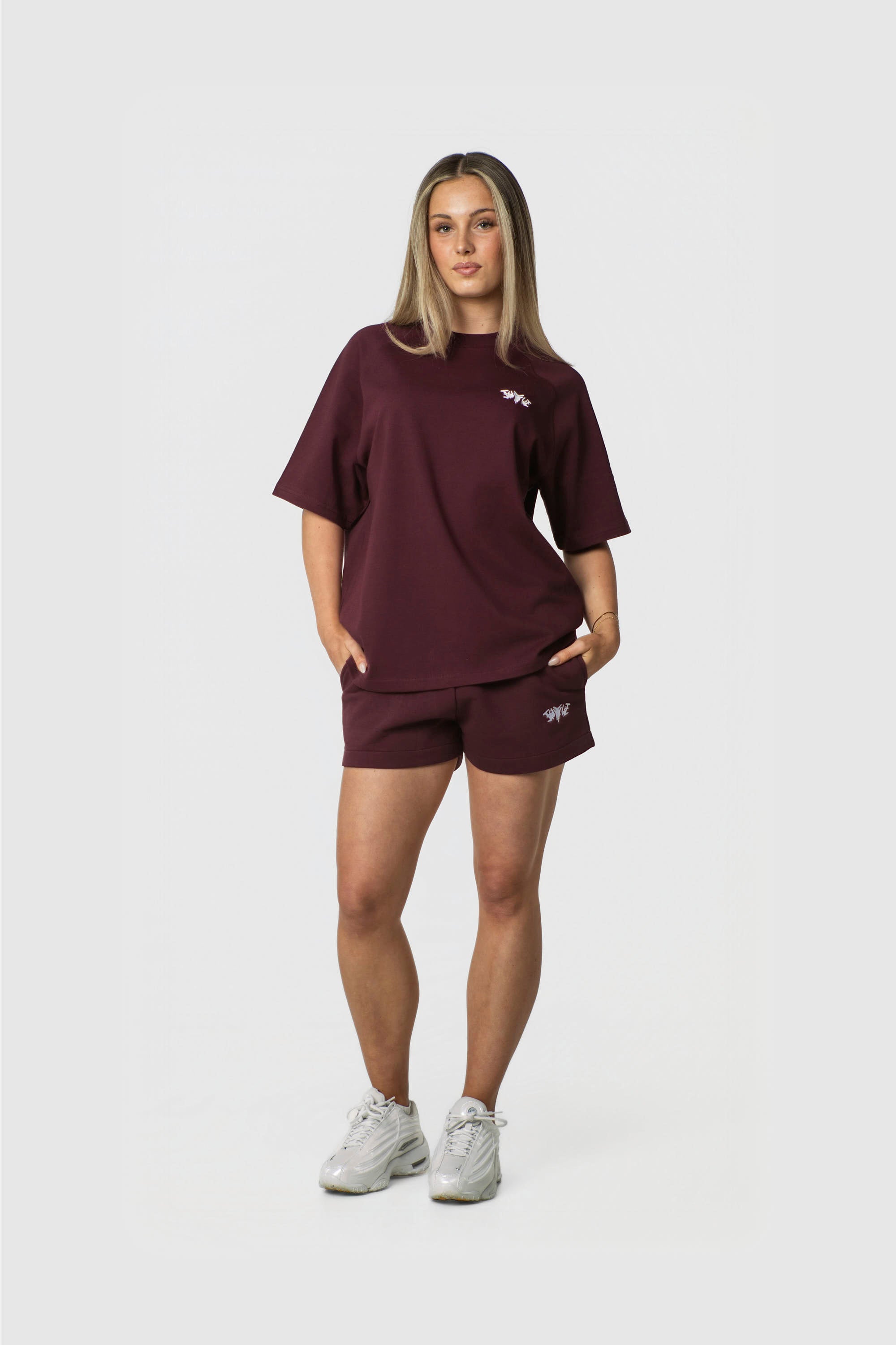 OVERSIZE SHIRT REDWINE