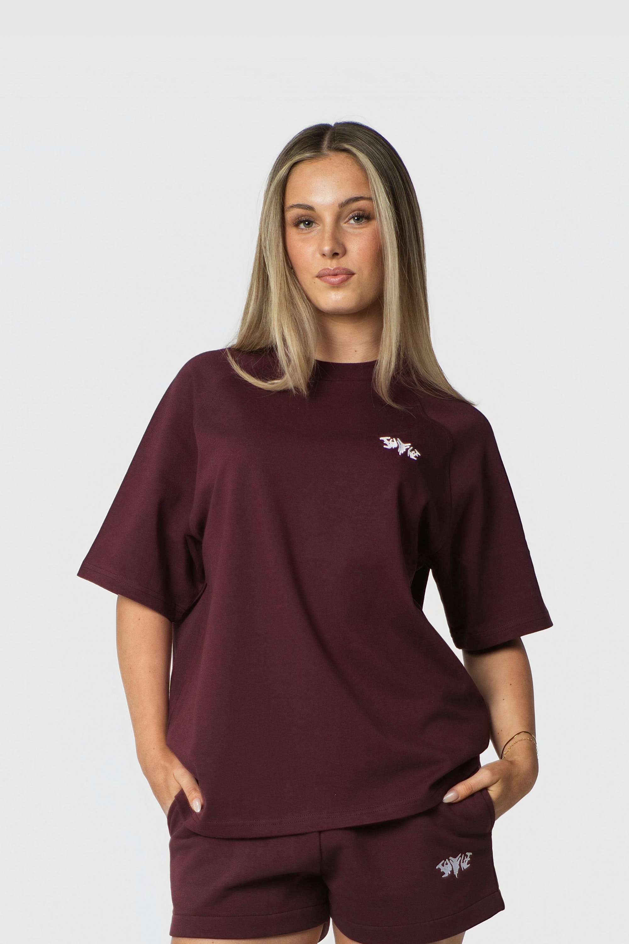 OVERSIZE SHIRT REDWINE