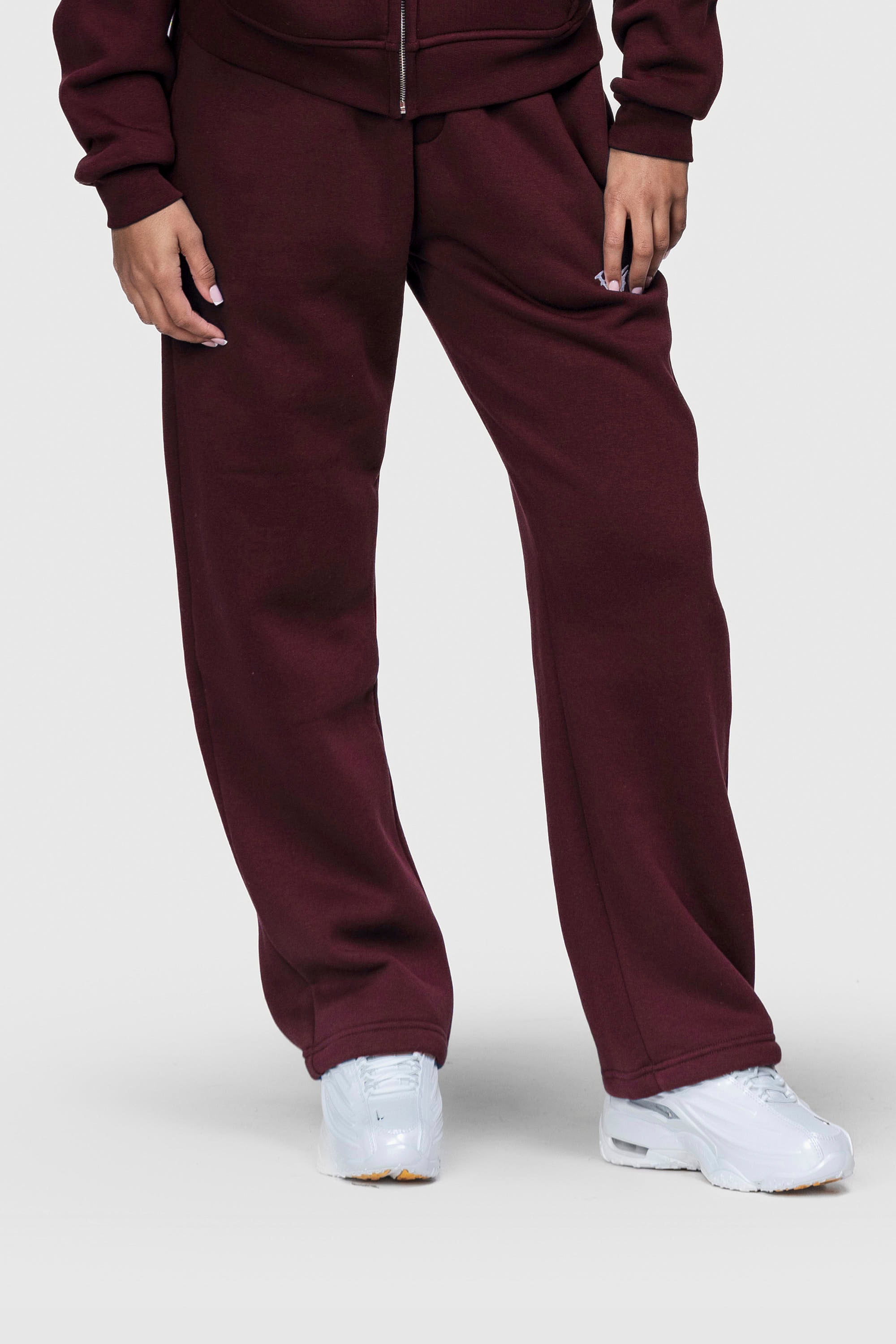 BASIC SWEATPANTS REDWINE