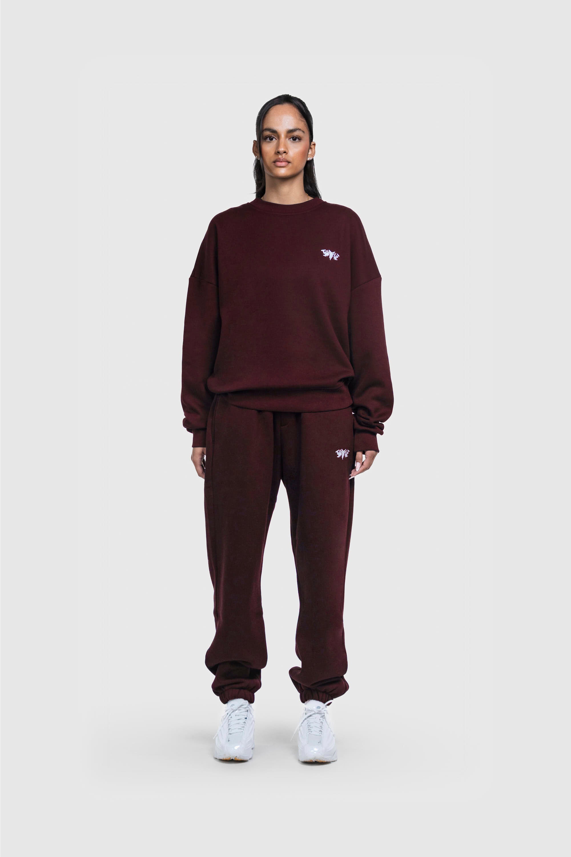 BASIC SWEATER REDWINE