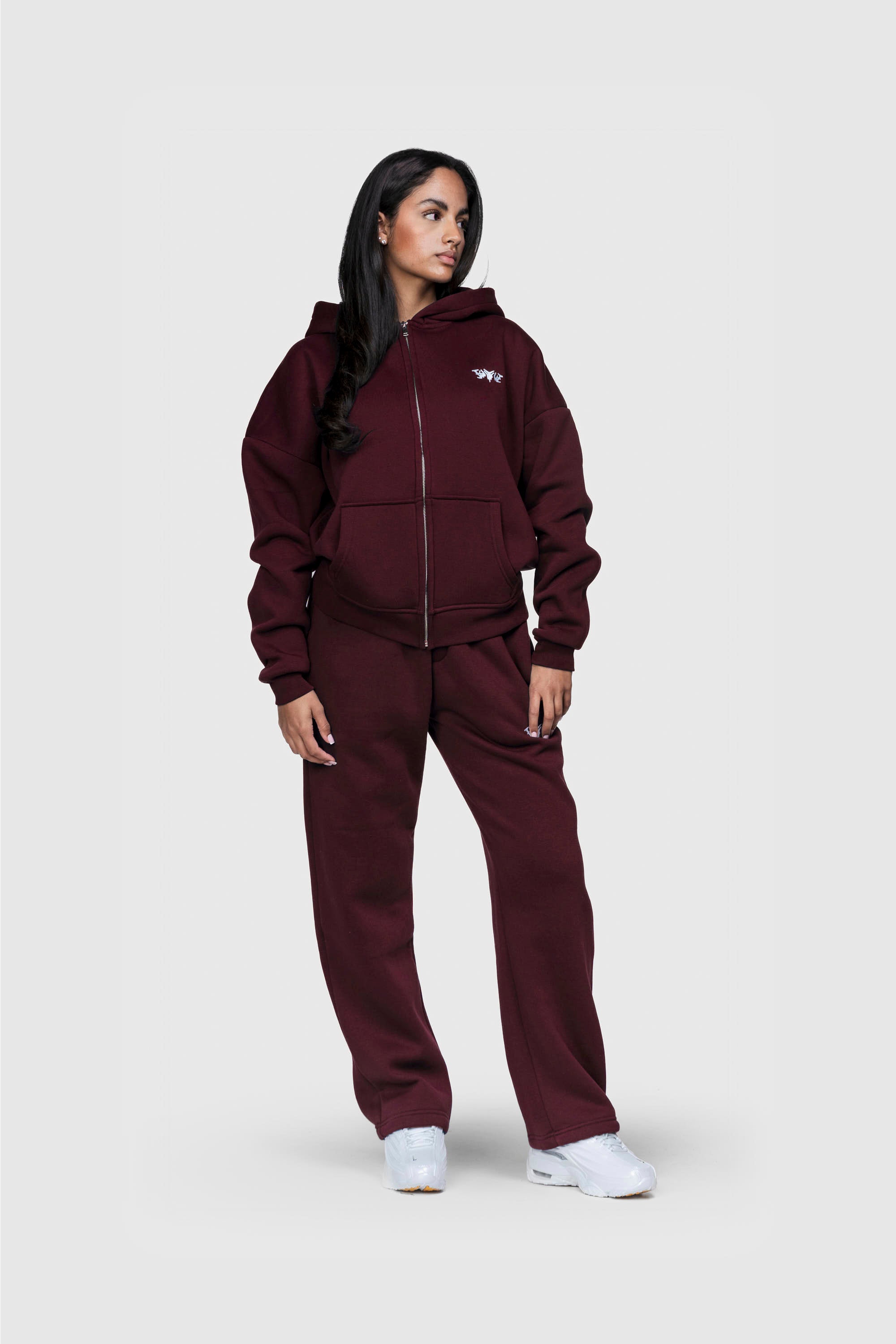 BASIC SWEATPANTS REDWINE