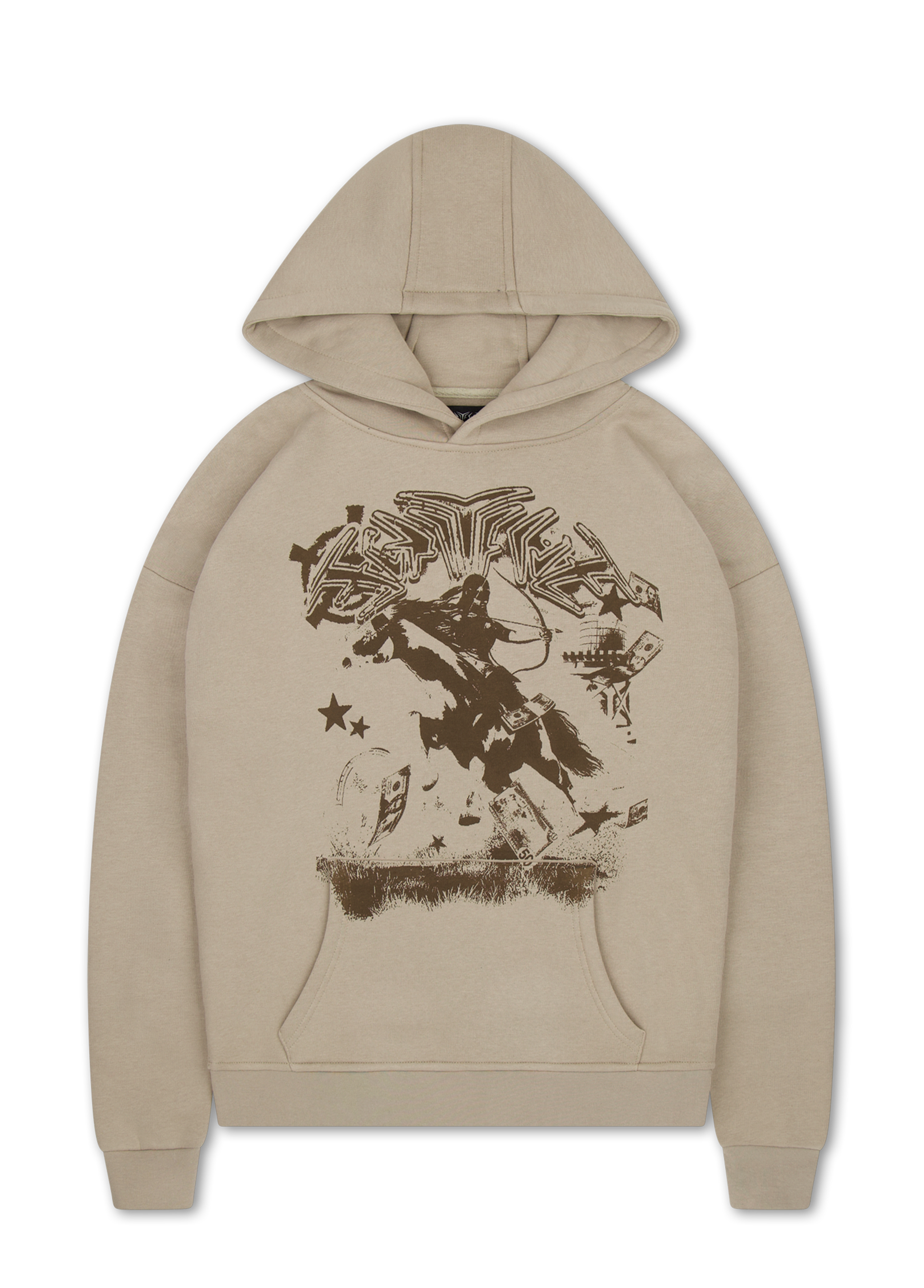 RACE HOODIE SAND