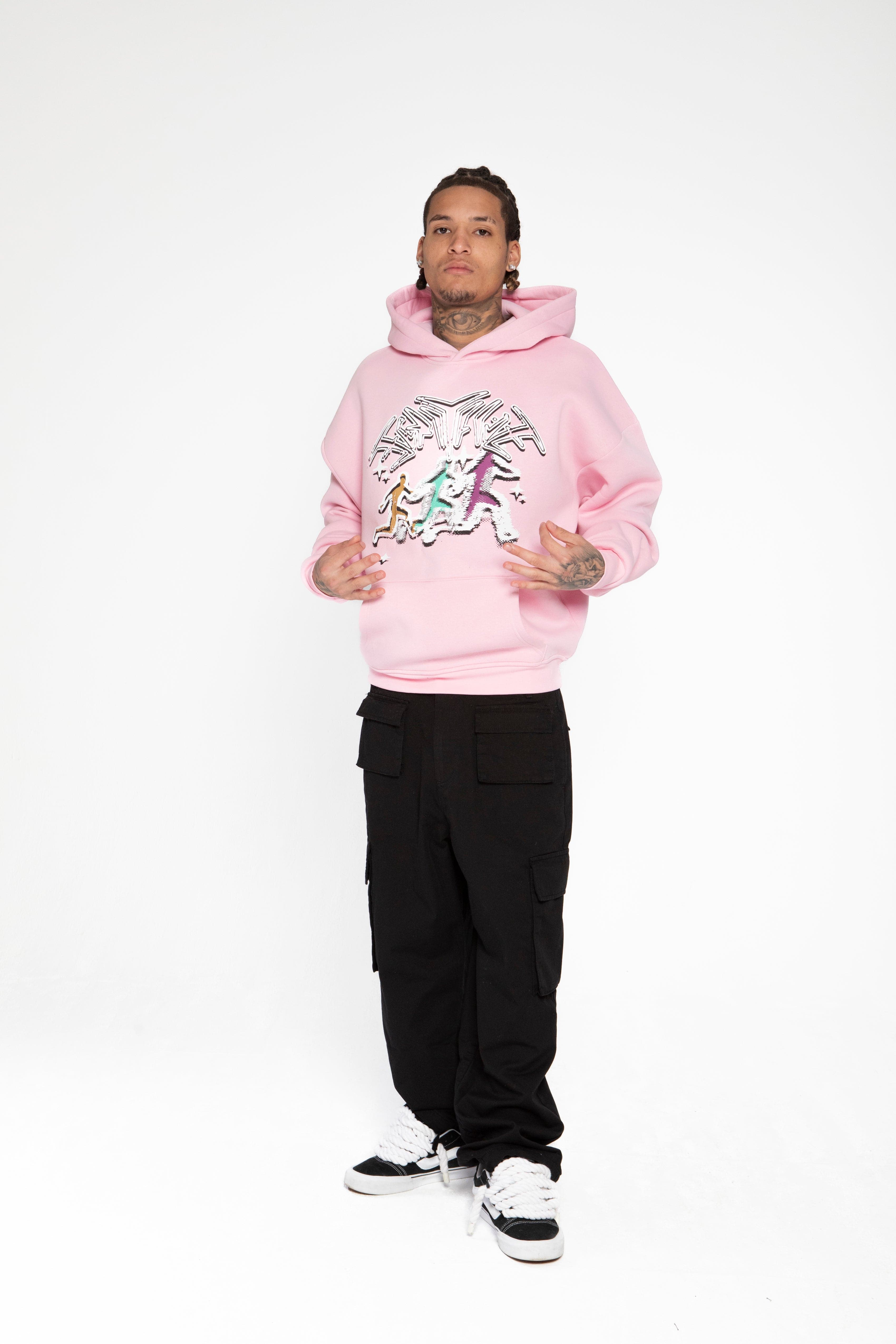 RUN HOODIE PINK