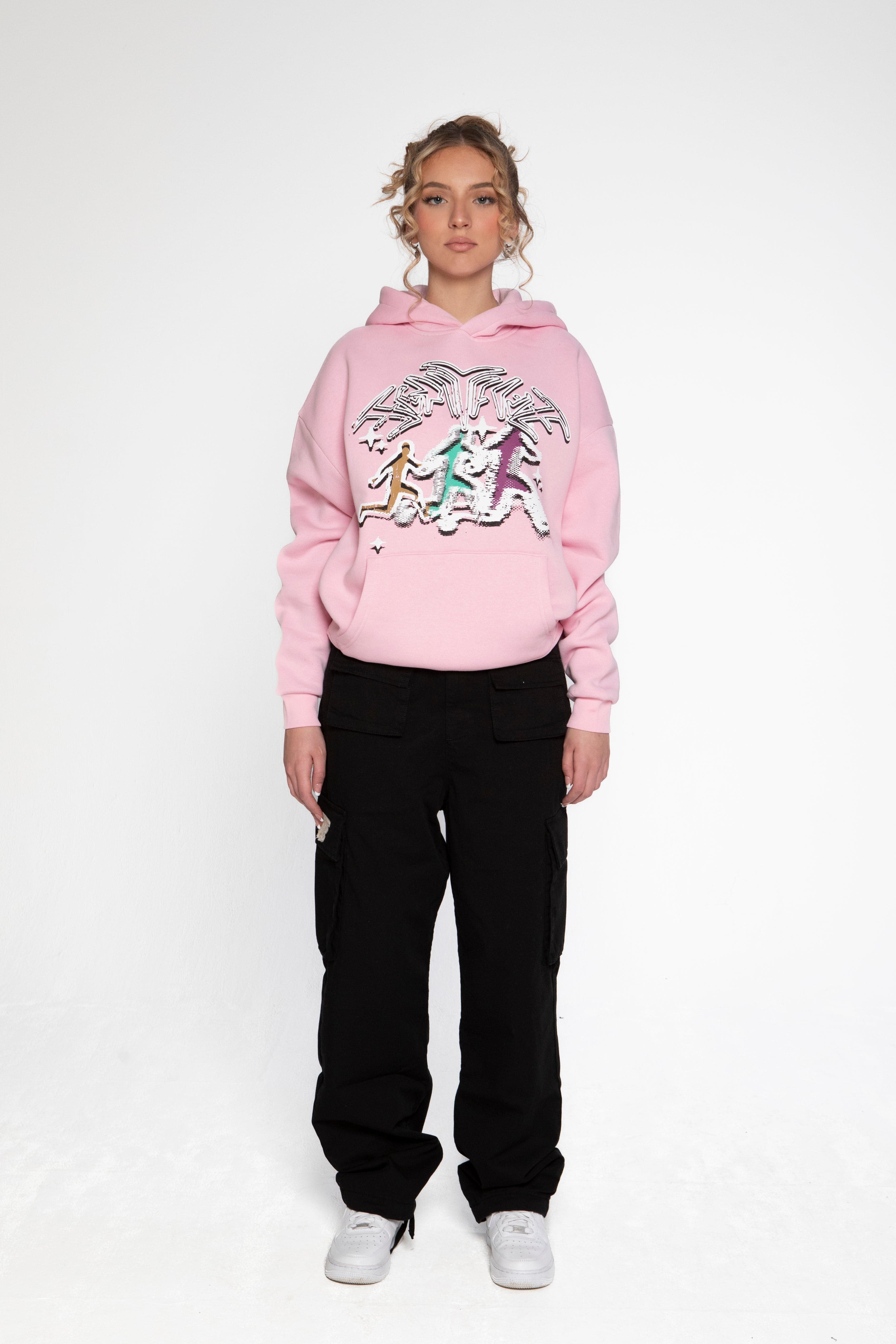 RUN HOODIE PINK