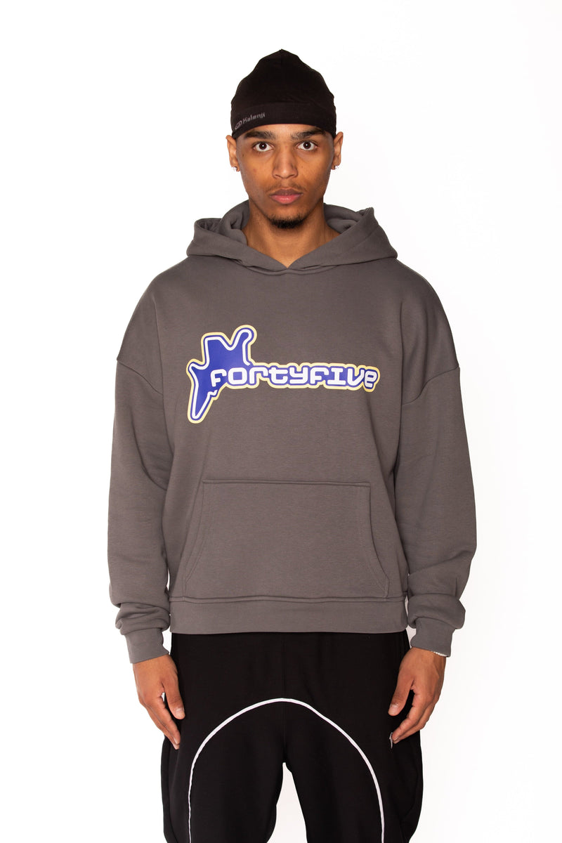 FORTYFIVE RACING HOODIE GREY 45KEYS fortyfive-racing-hoodie-grey-45keys