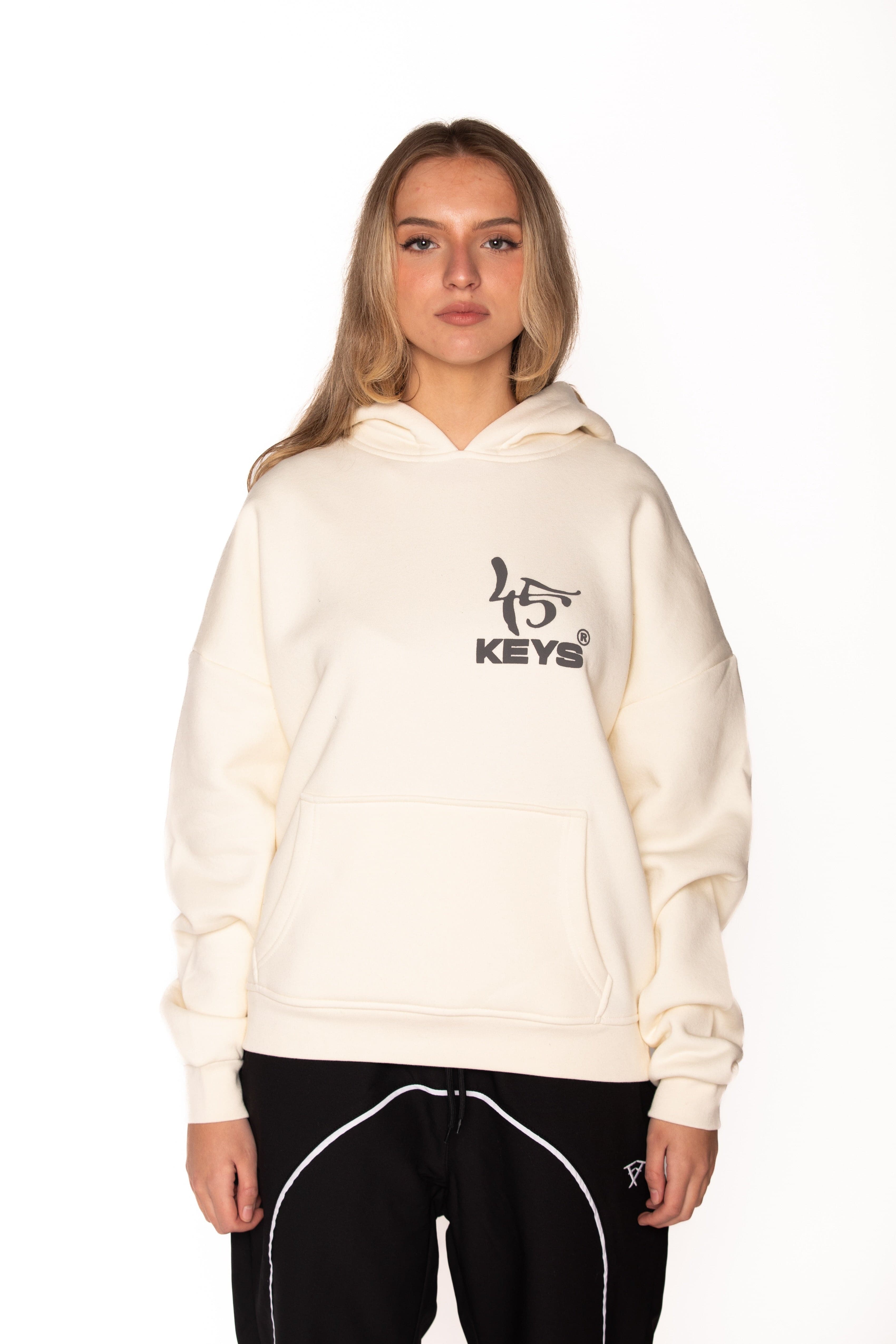 COPYRIGHT HOODIE BEIGE
