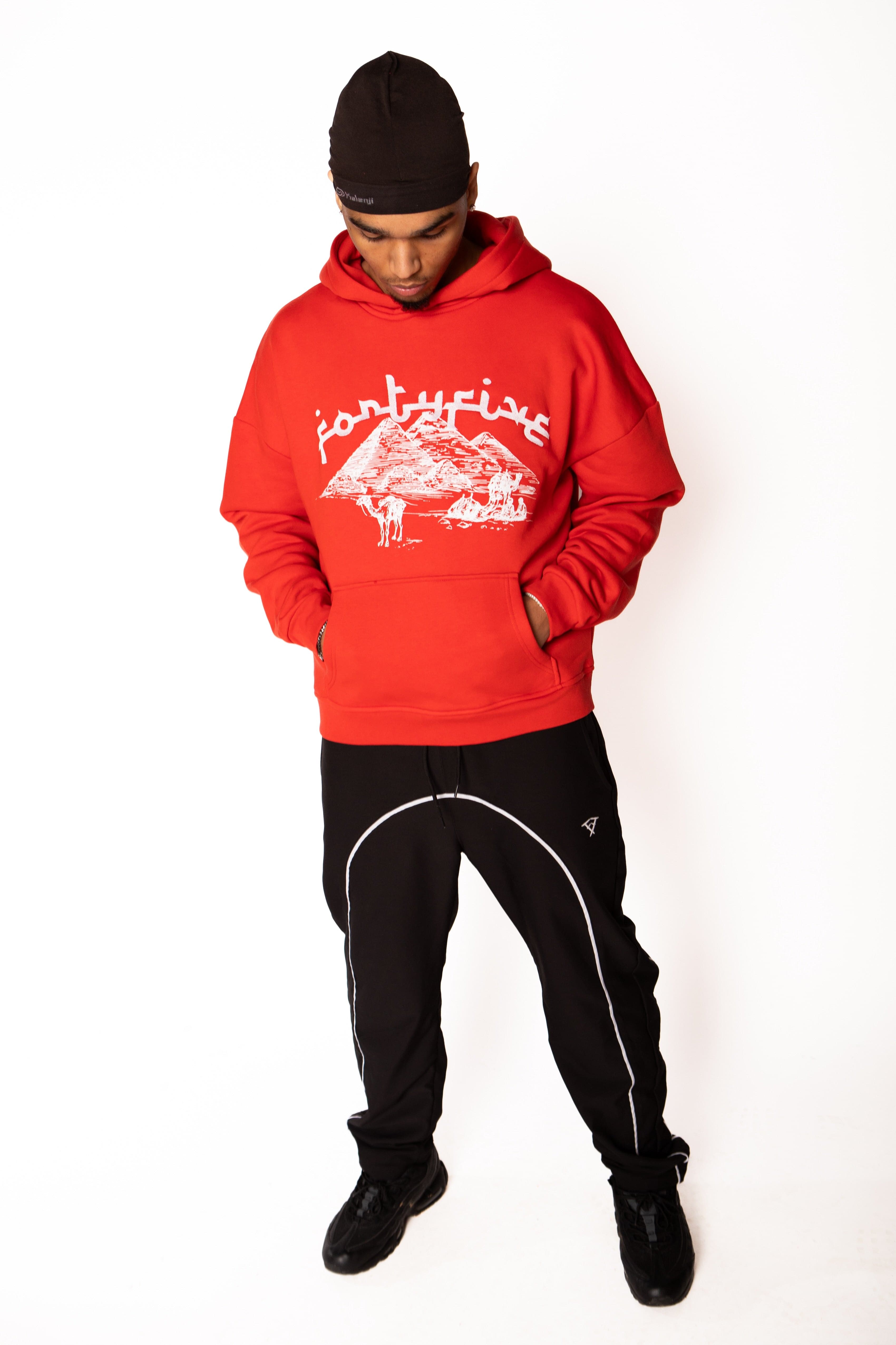 ARABIC HOODIE RED