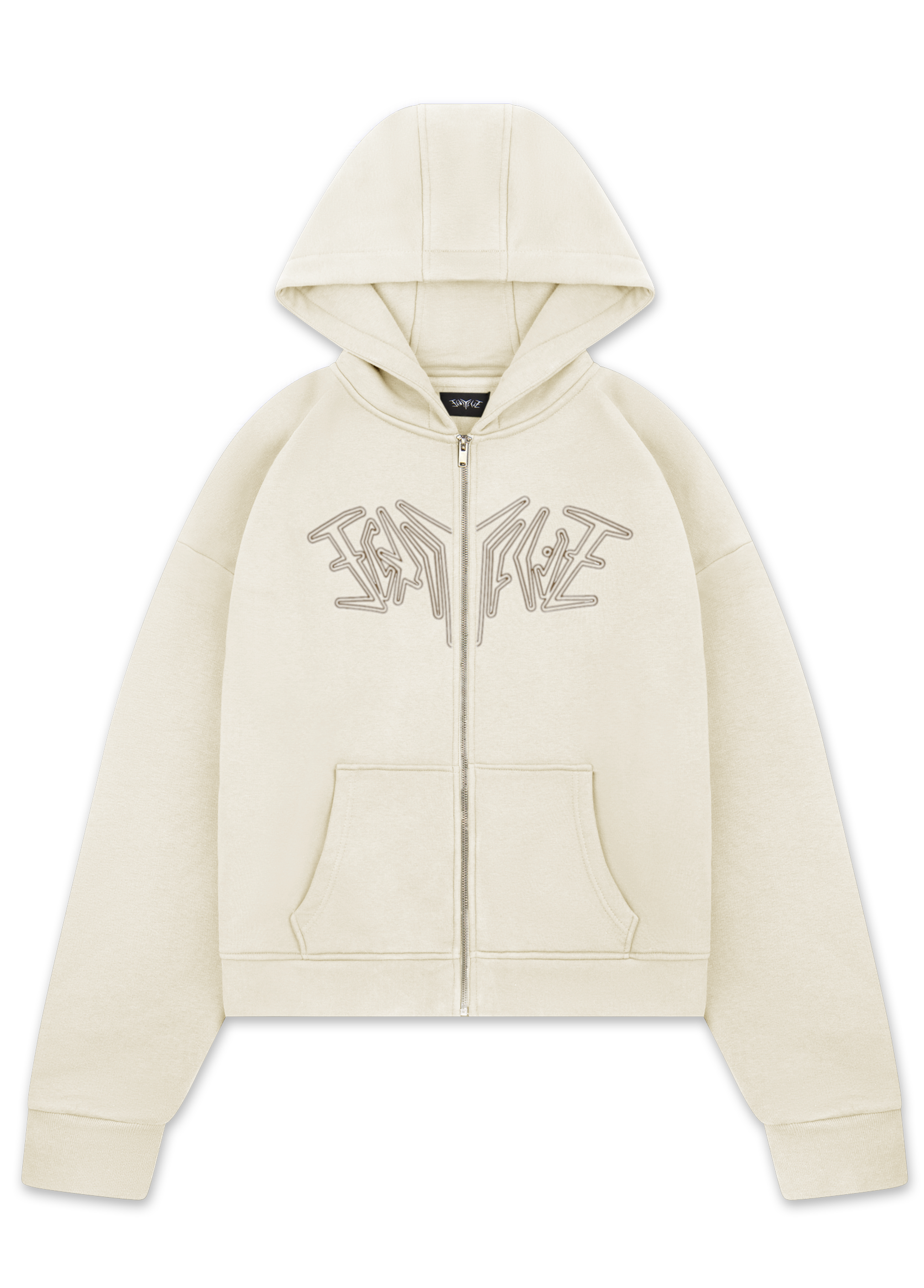 ZIP HOODIE CREME