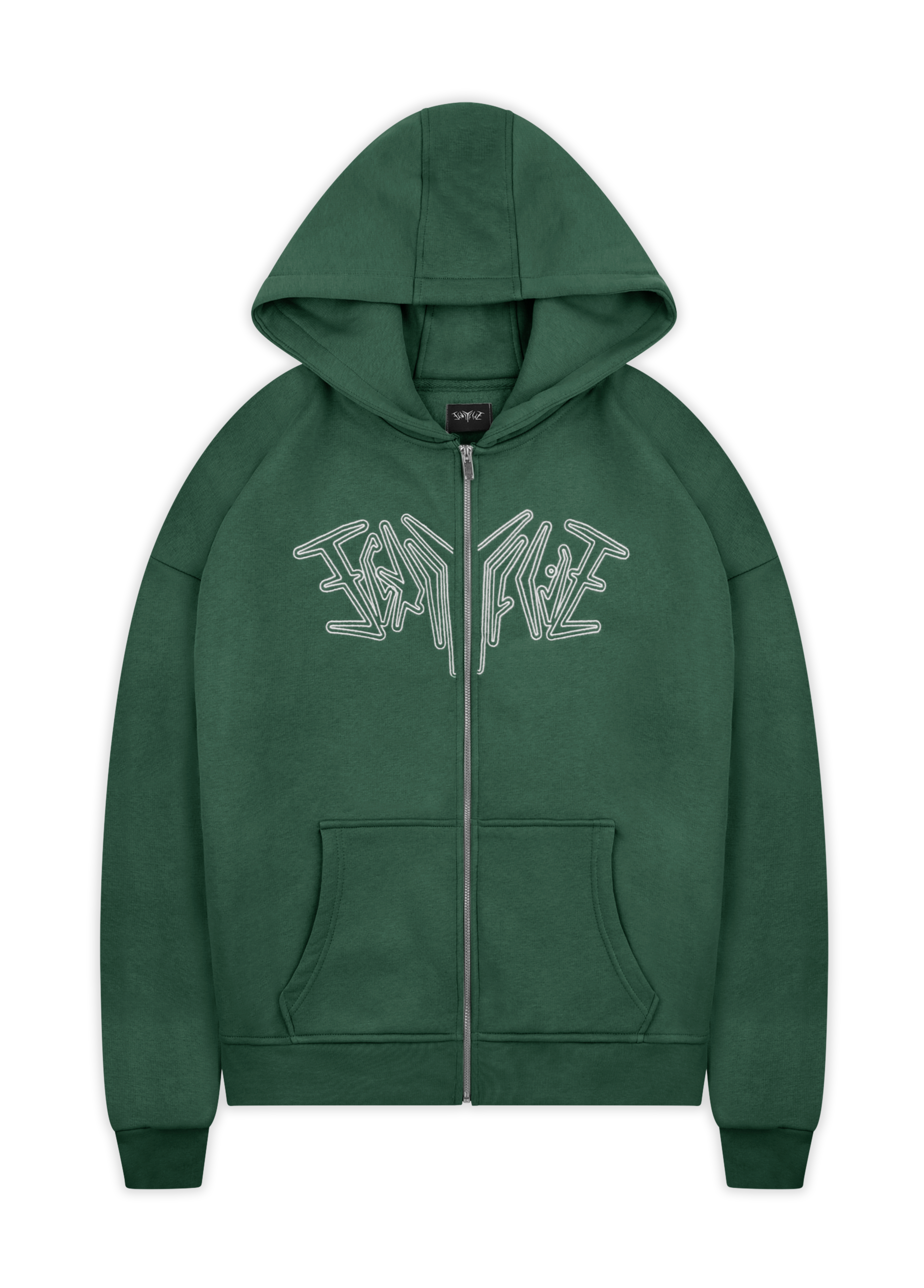 ZIP HOODIE GREEN