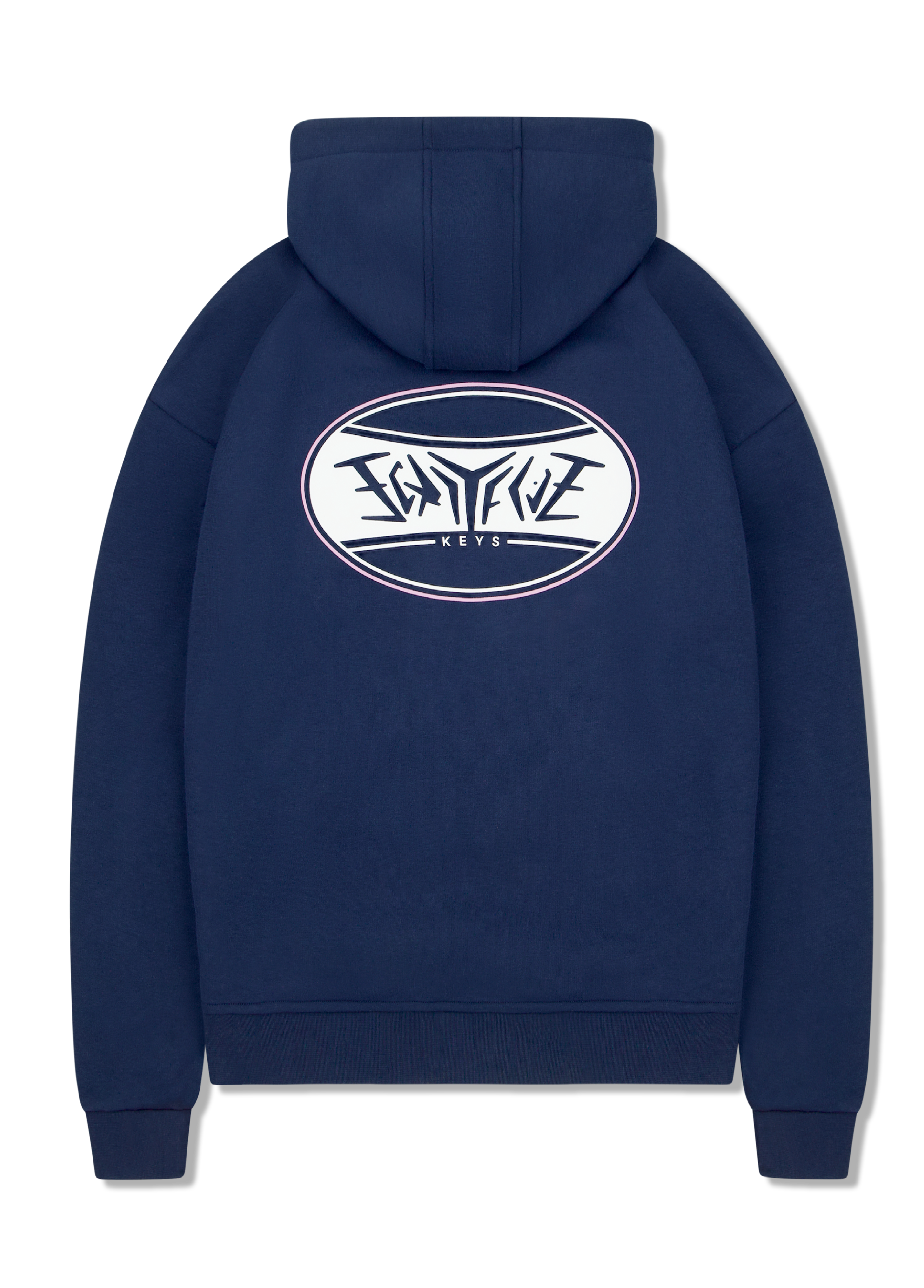 OVAL HOODIE NAVY