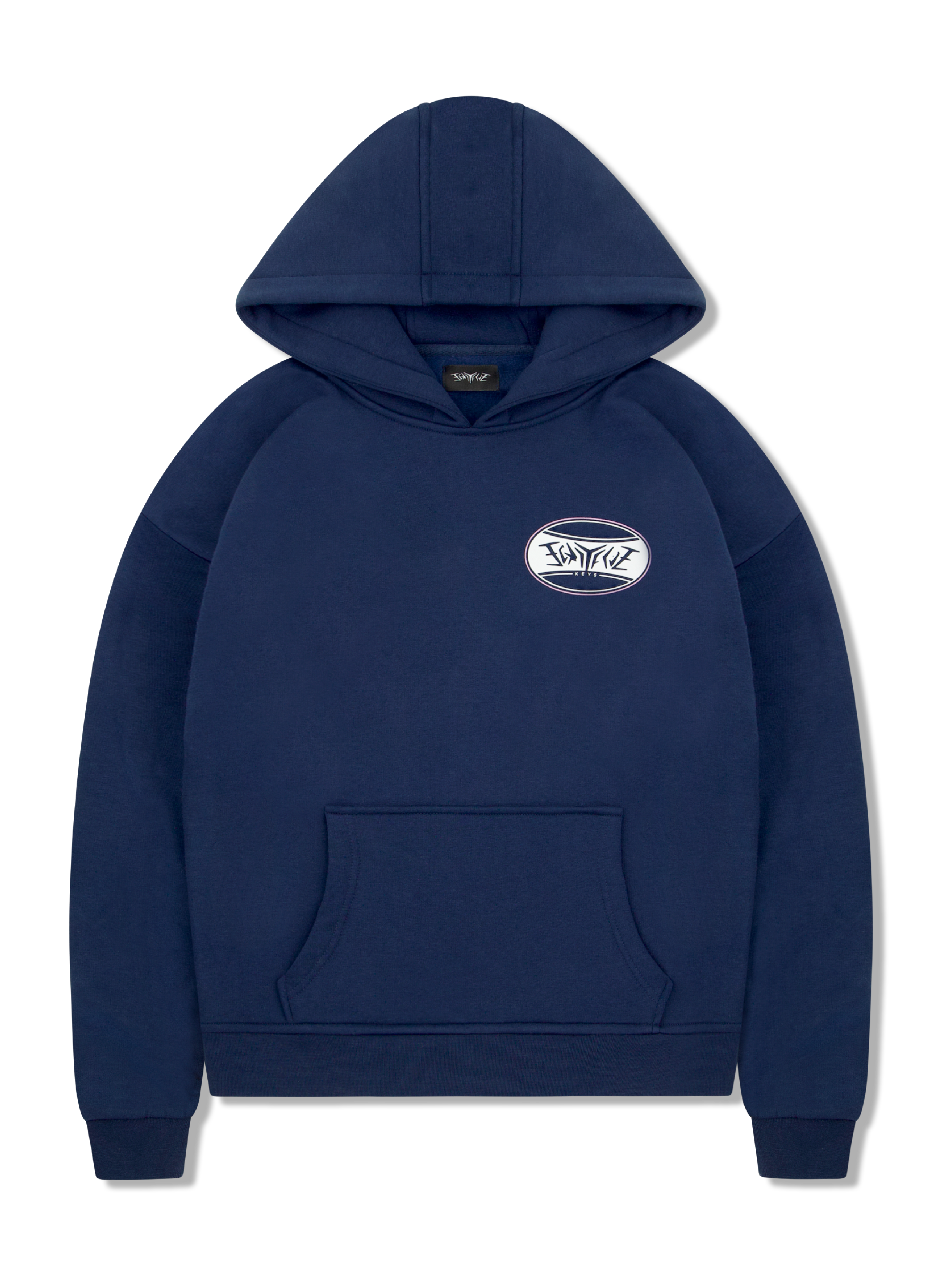 OVAL HOODIE NAVY