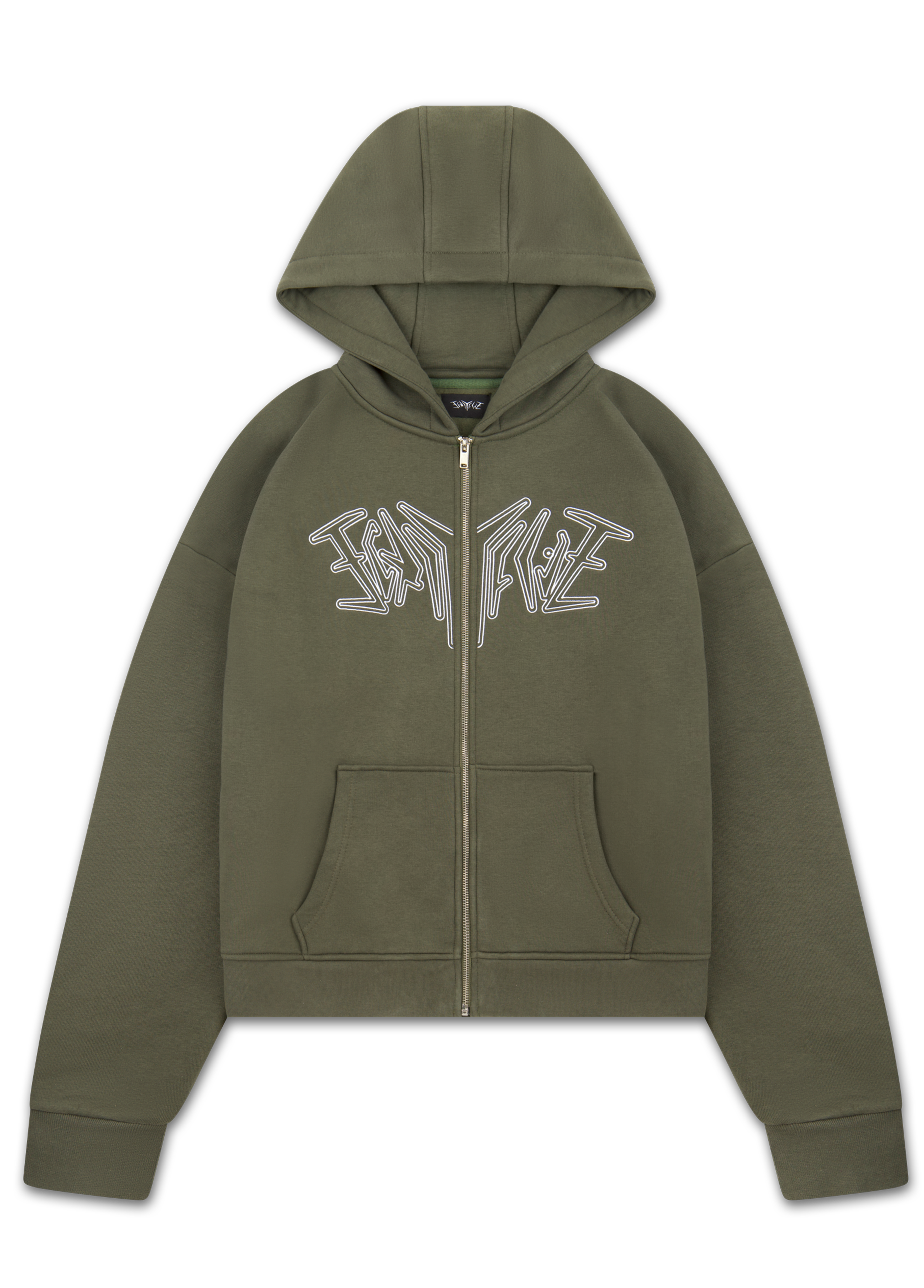 ZIP HOODIE OLIVE