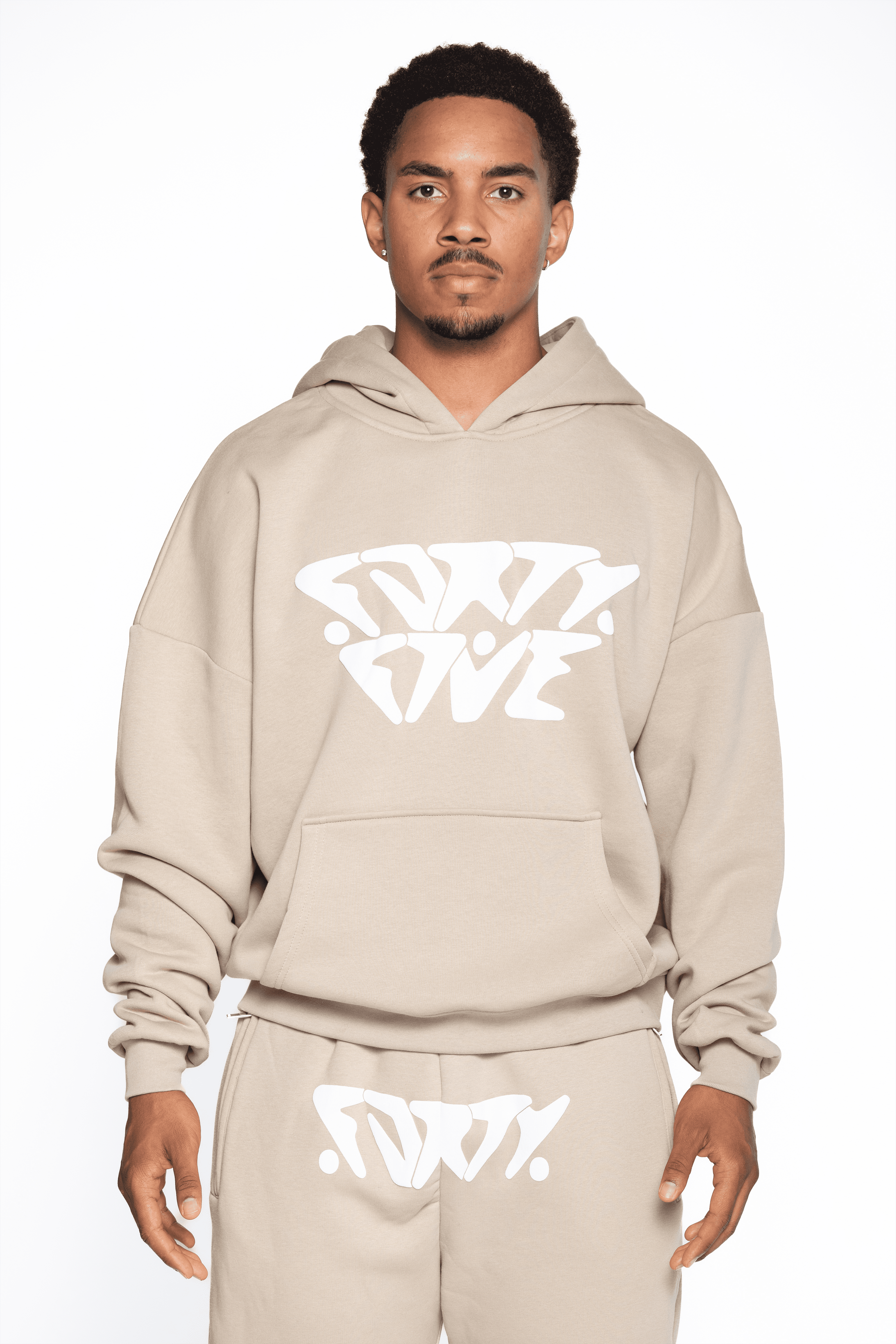 FORTYFIVE HOODIE BEIGE