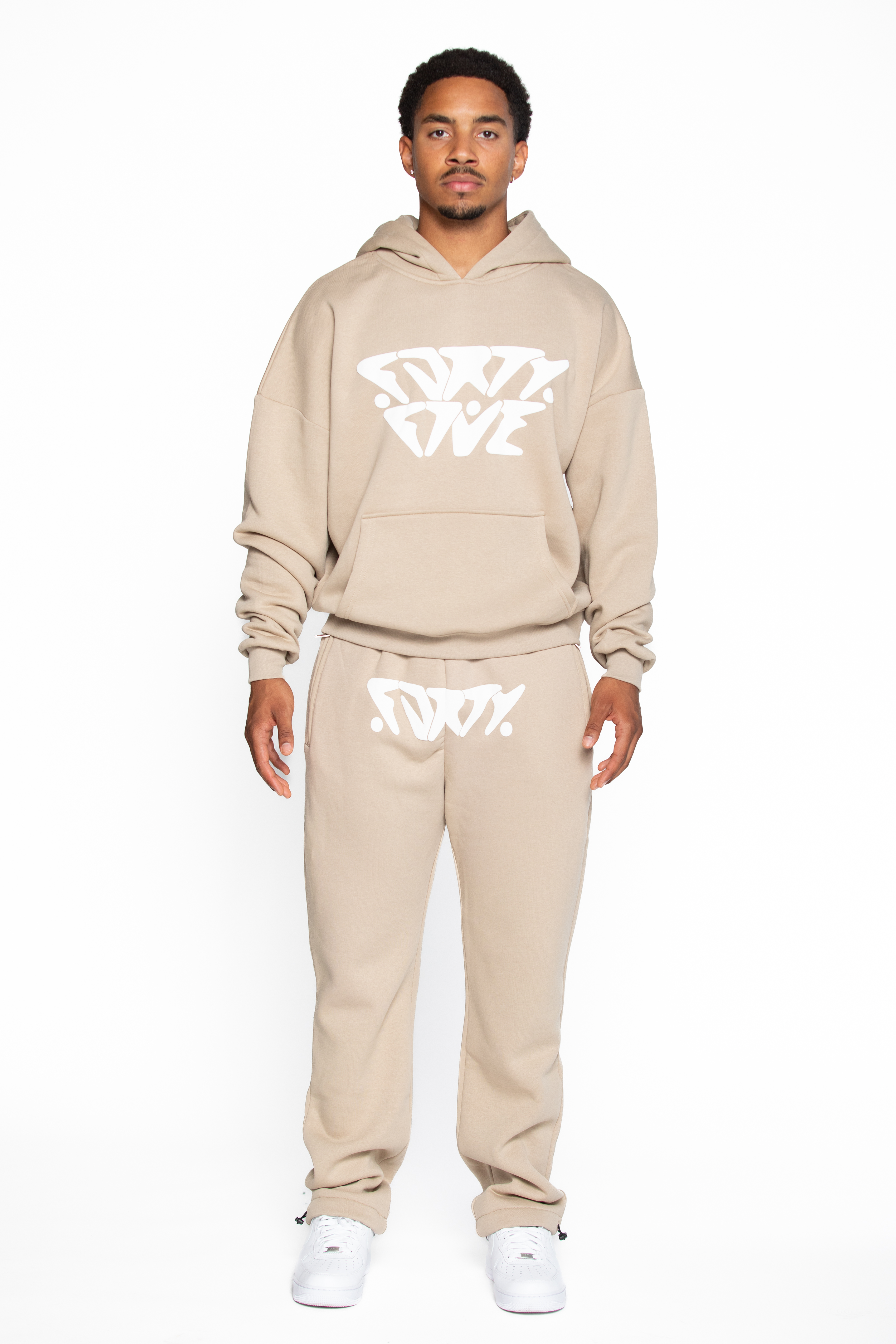 FORTYFIVE HOODIE BEIGE