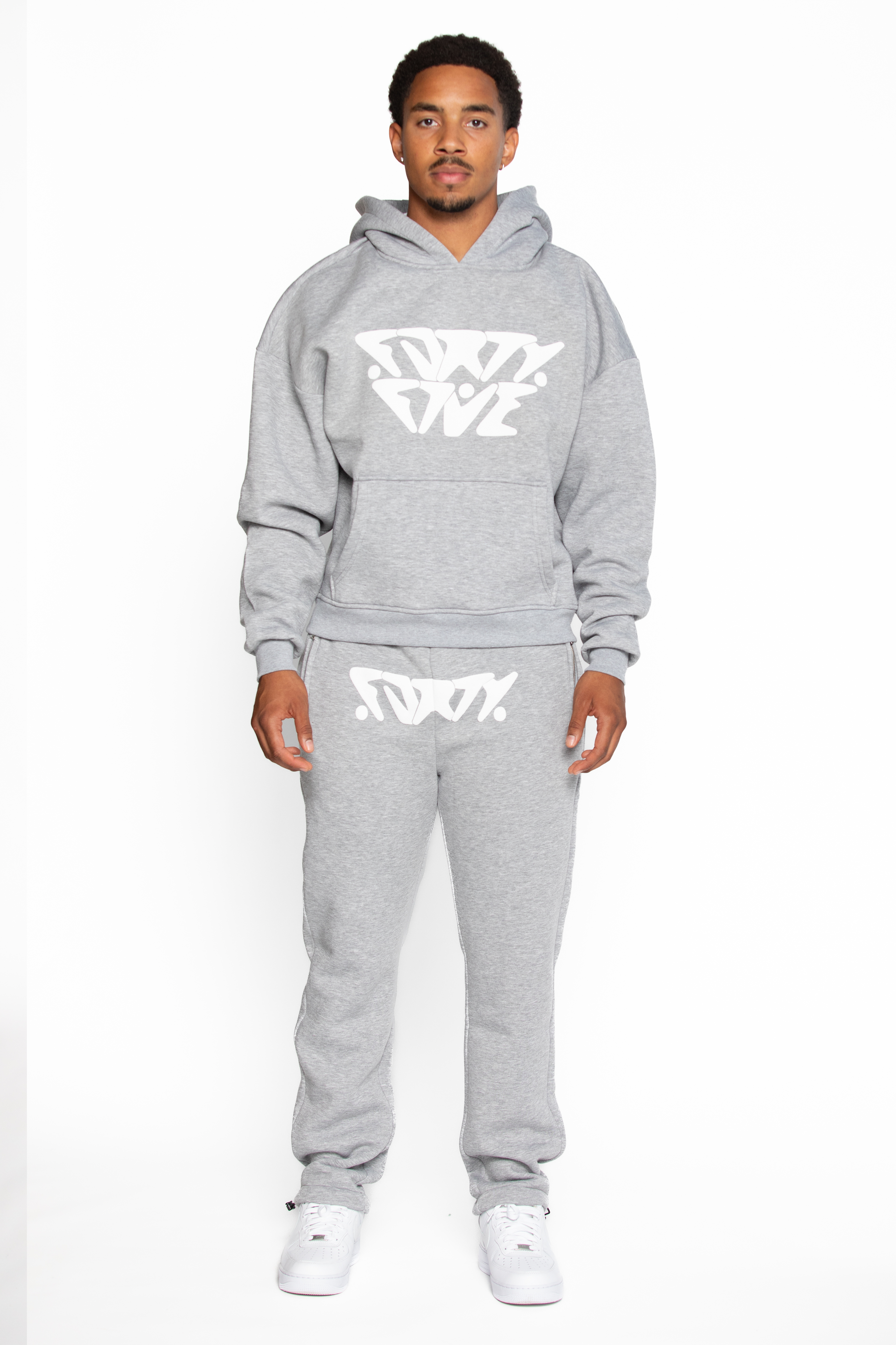 HOODIE GREY MEL