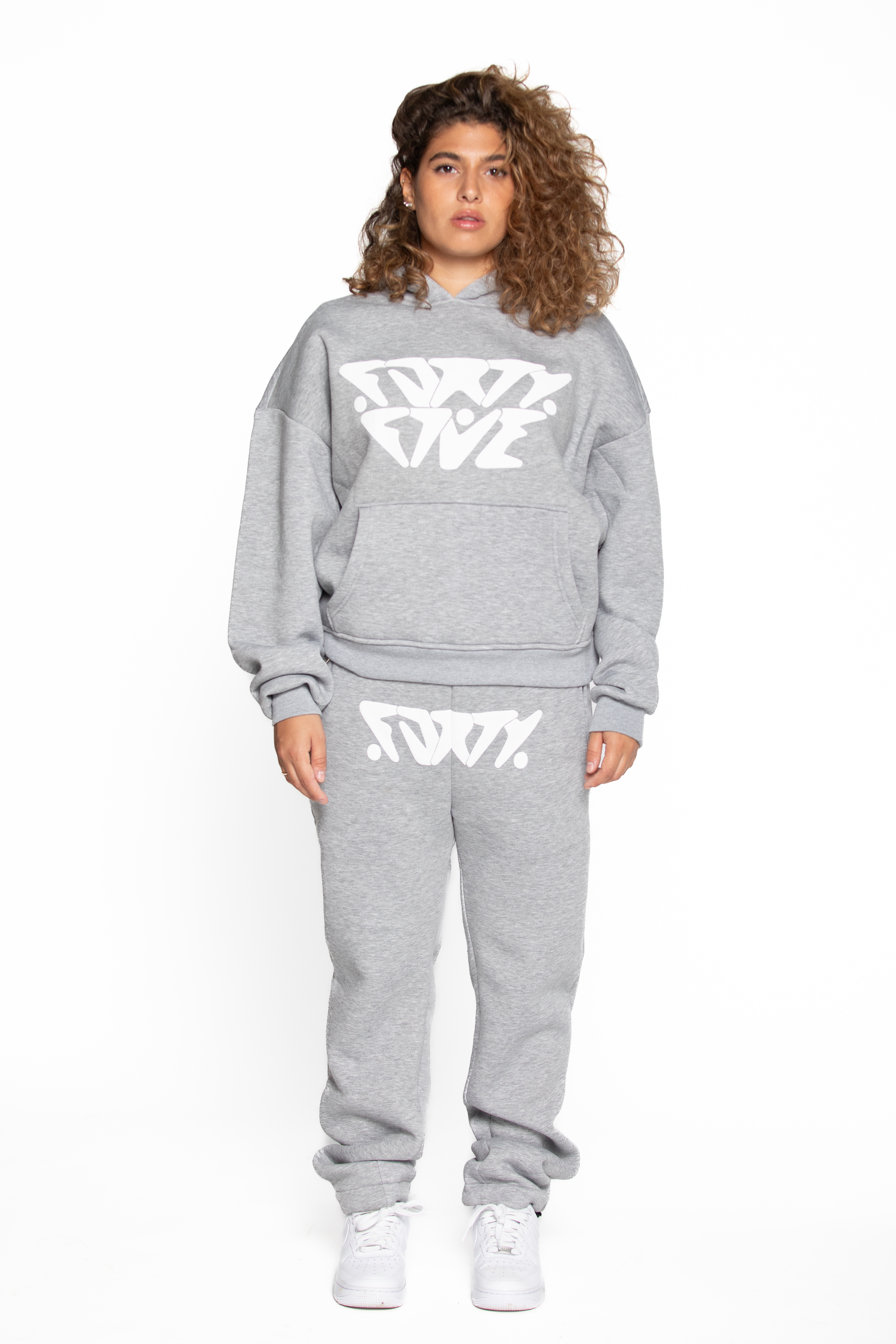 HOODIE GREY MEL