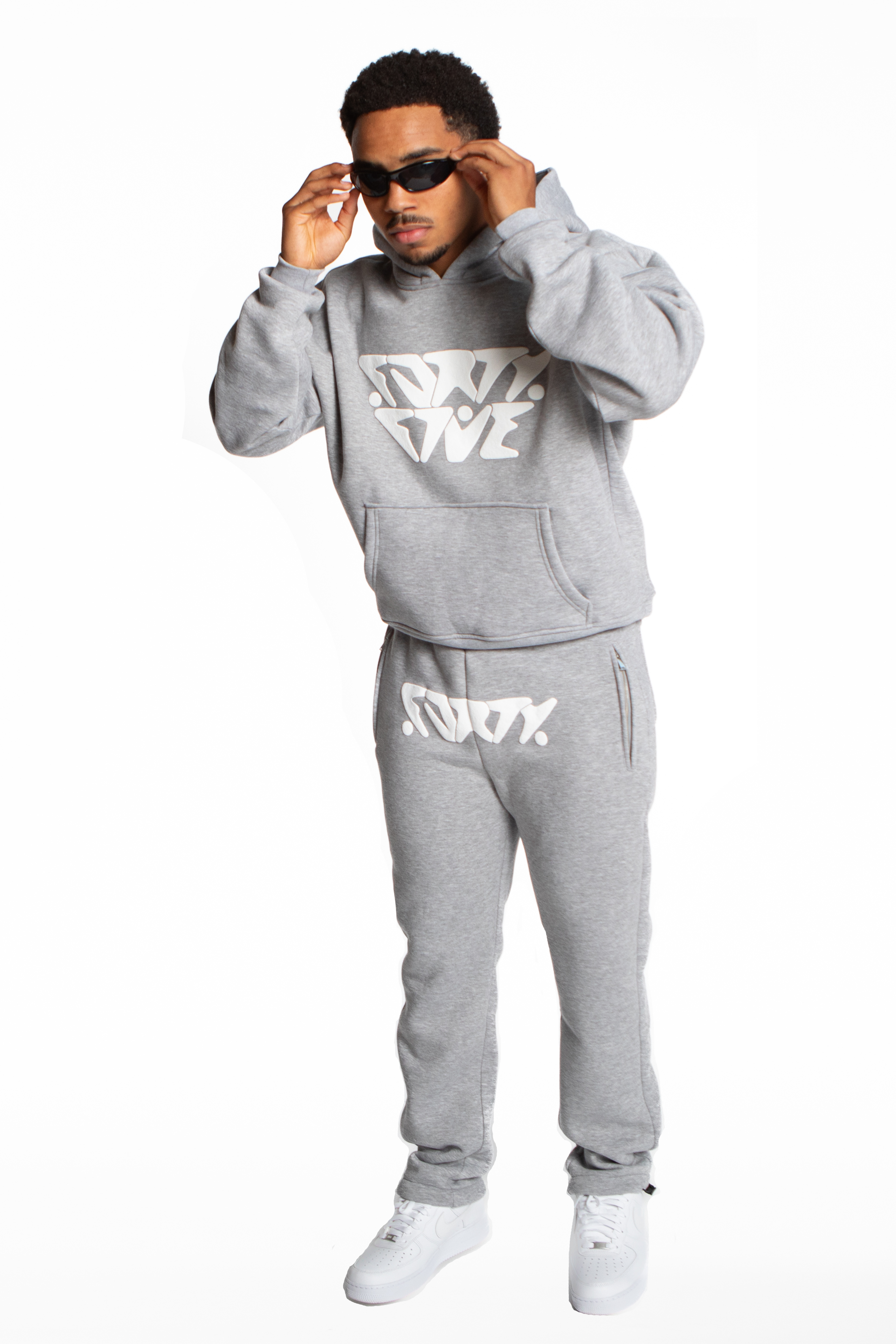 HOODIE GREY MEL