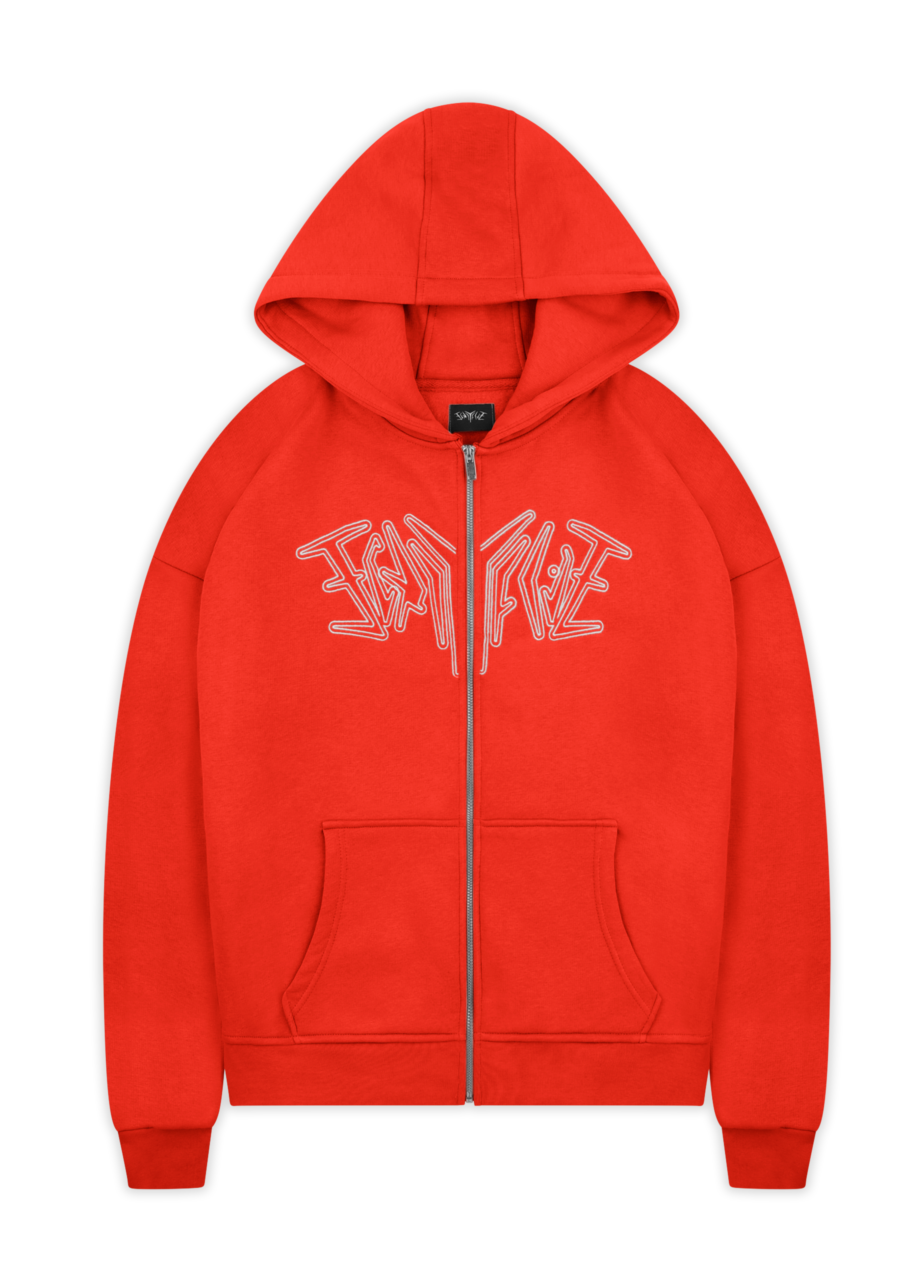 ZIP HOODIE RED