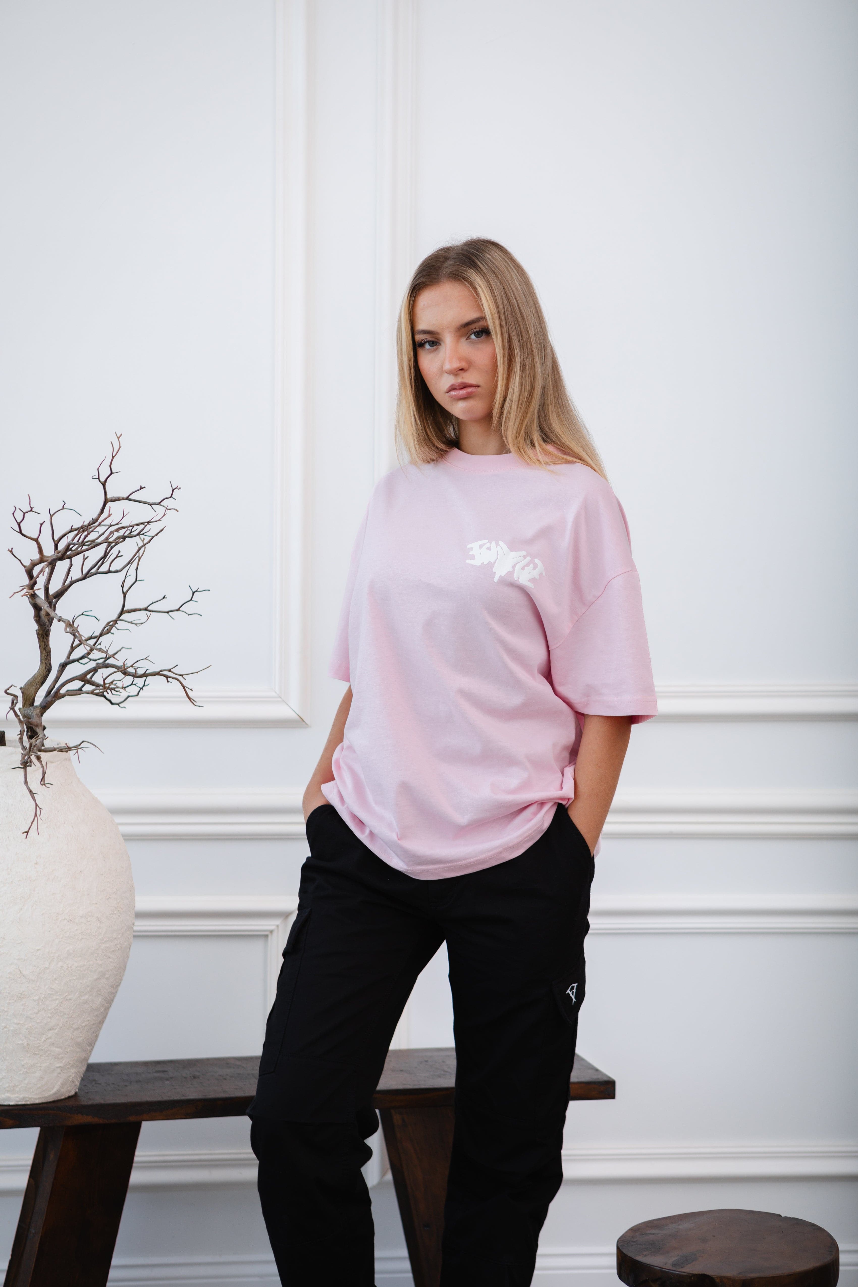 FORTYFIVE LOGO SHIRT PINK – 45KEYS